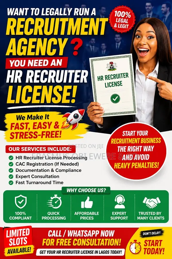 Get Your Hr Recruiter License – Start Recruiting Legally in Nigeria!