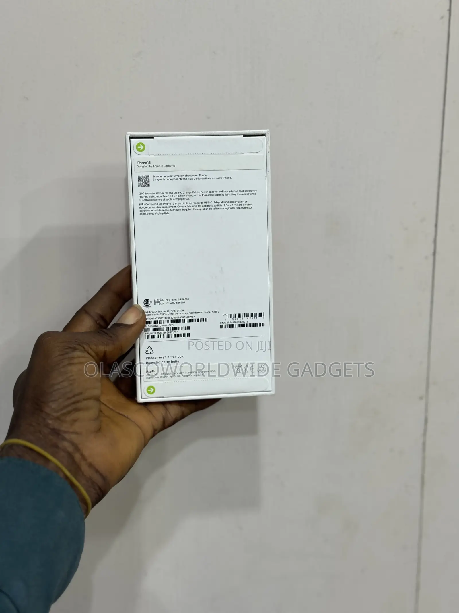 New Apple iPhone 16 512 GB Pink