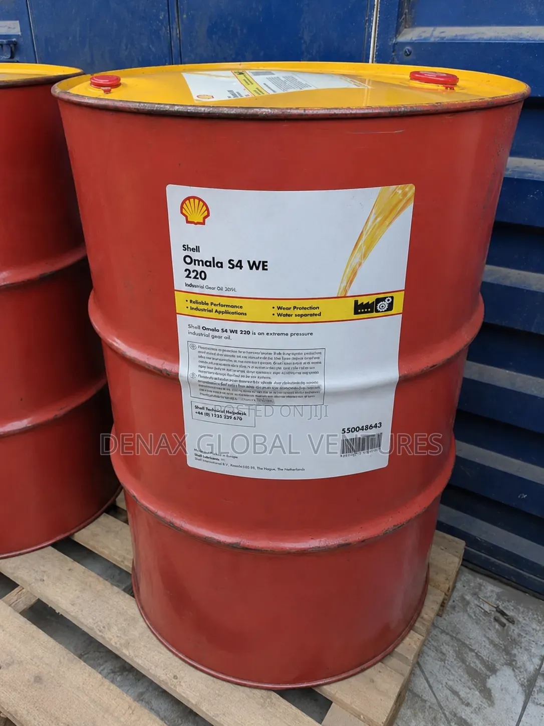 Shell Omala S4 WE 220 Industrial Gear Oil 209L