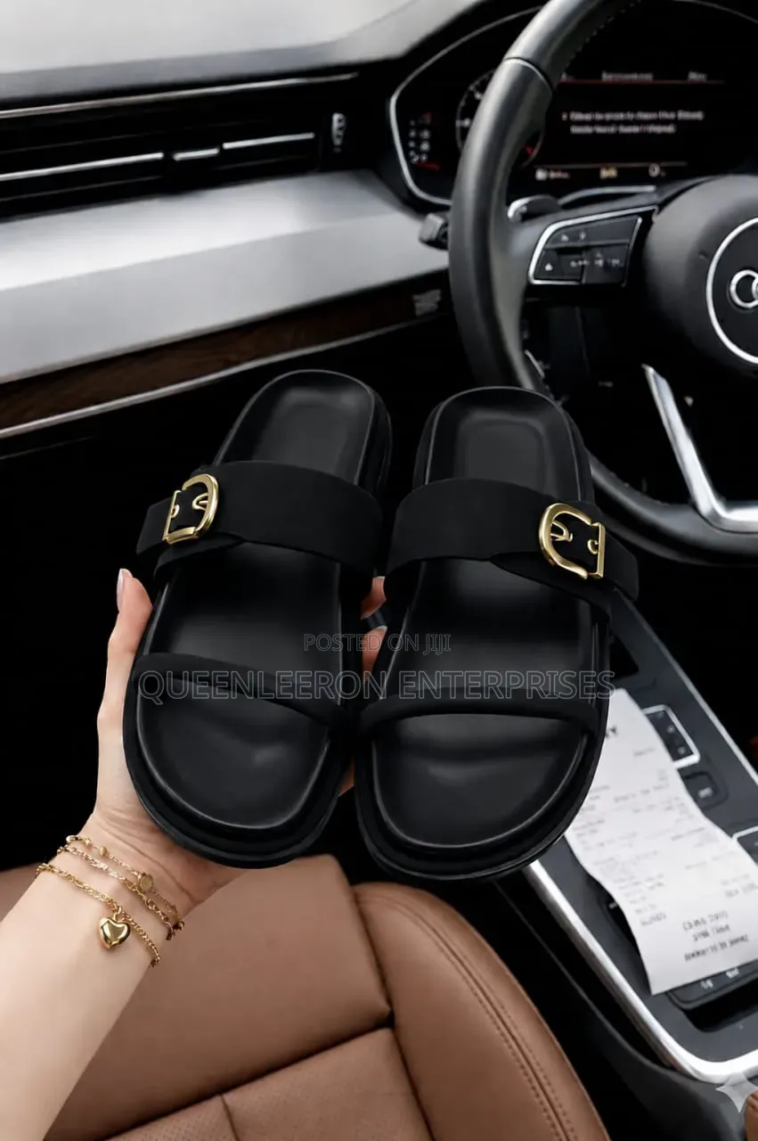 *Luxury Zara Slide* *Colour:Black and Brown*