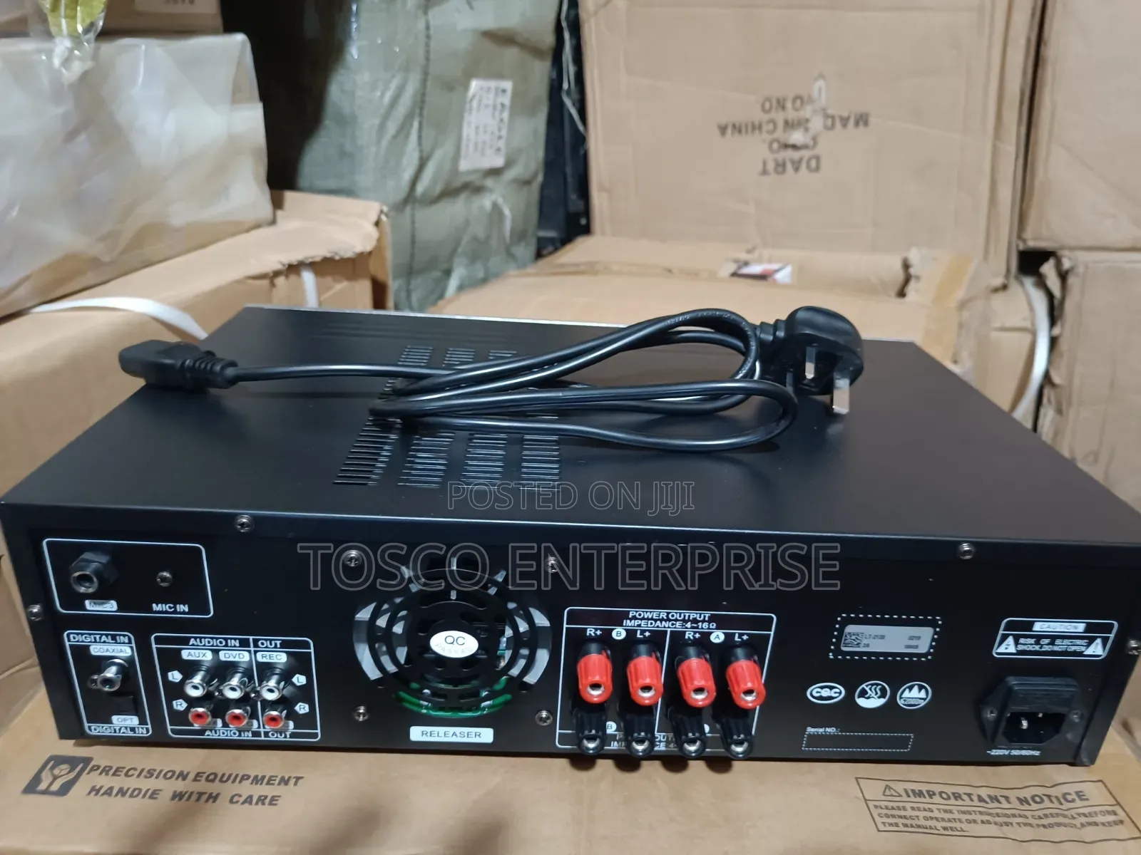 Karaoke Table Top Stereo Amplifier