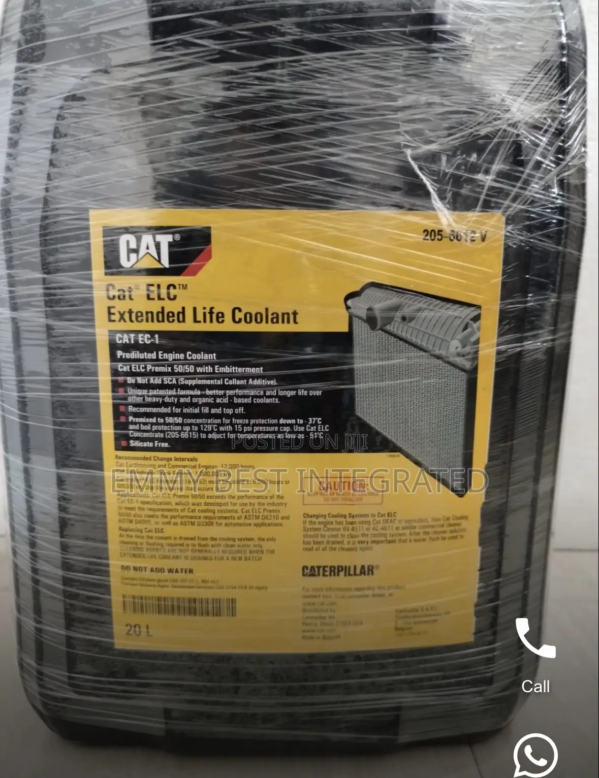 Caterpillar (CAT) Extended Life Coolant (ELC