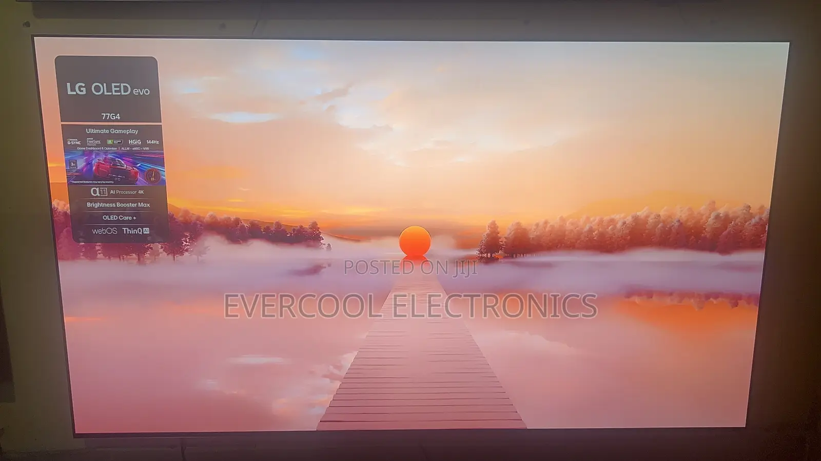 Heavy-Duty 77” LG Oled G4 Evo Smart Gaming TV With Nvidia G-Sync