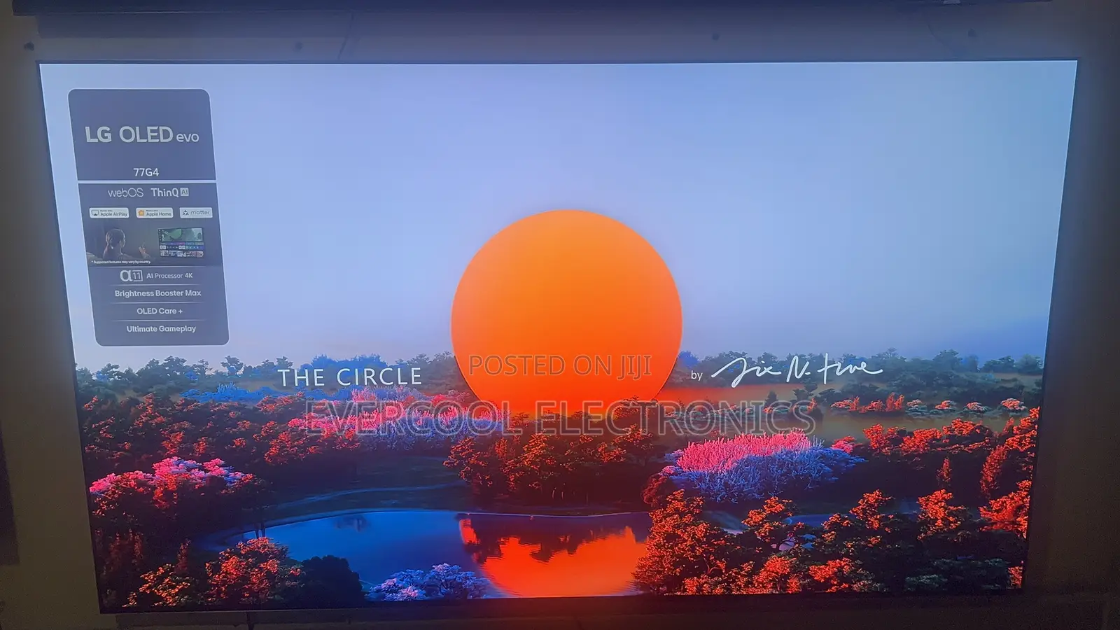 Heavy-Duty 77” LG Oled G4 Evo Smart Gaming TV With Nvidia G-Sync