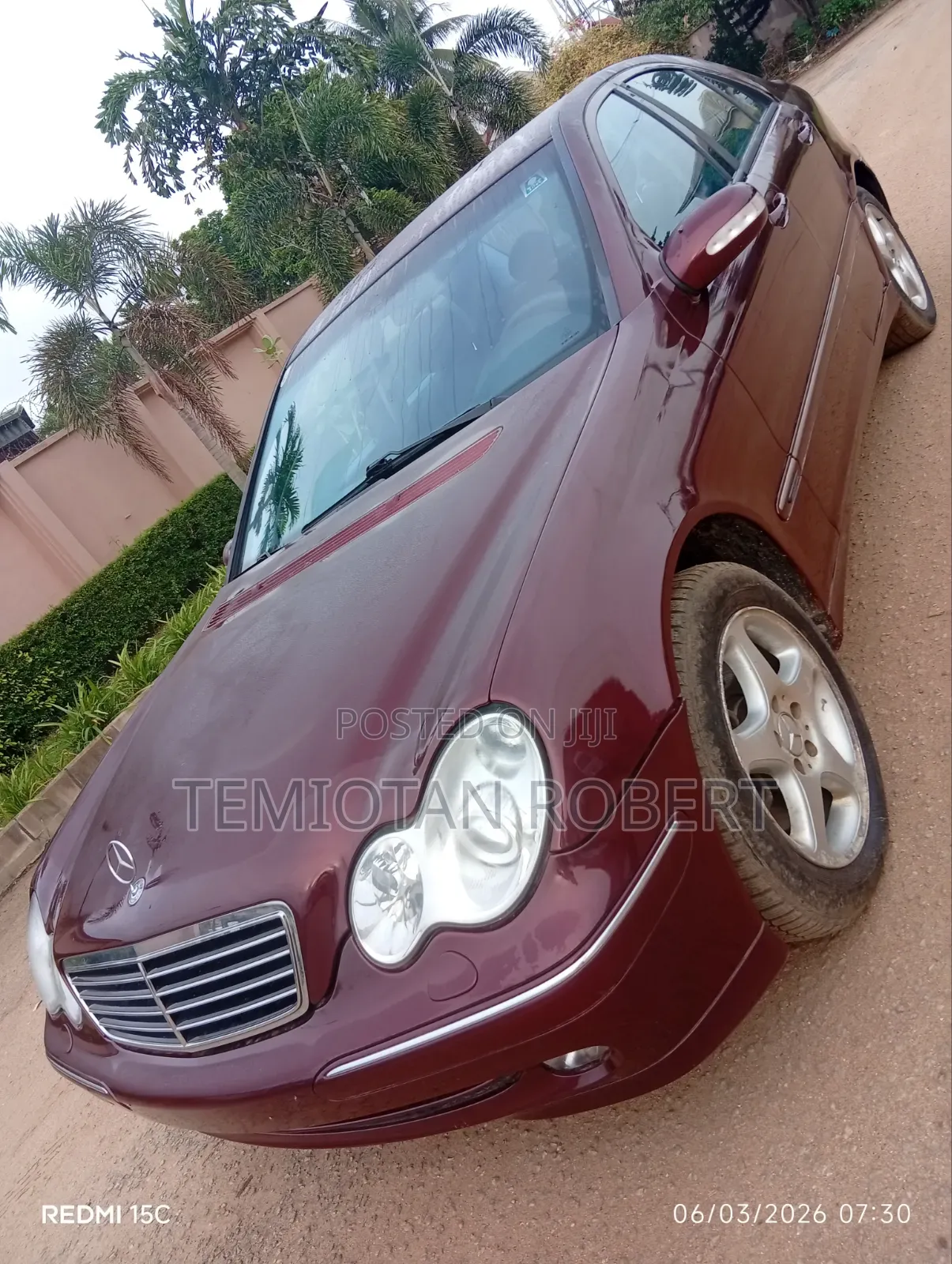 Mercedes-Benz C240 2006 Red