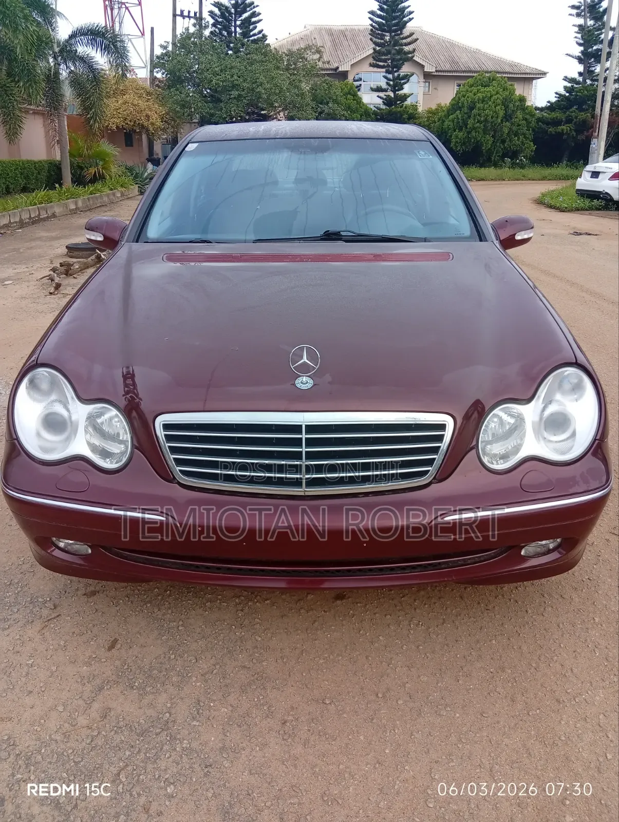 Mercedes-Benz C240 2006 Red