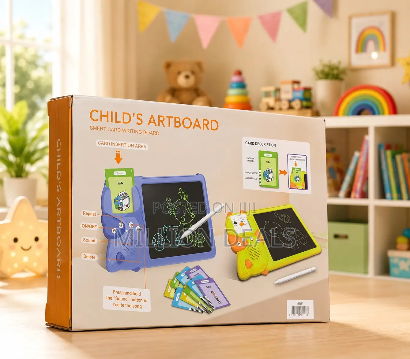 Child Art Board Early Education Machine Toy Ages 3+