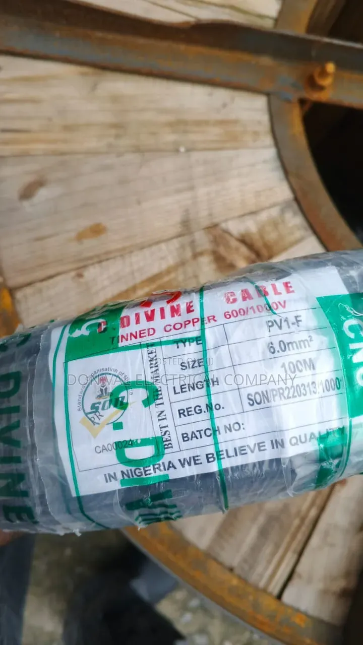6mm Single Core Pv Solar Cable(heat Resistant)