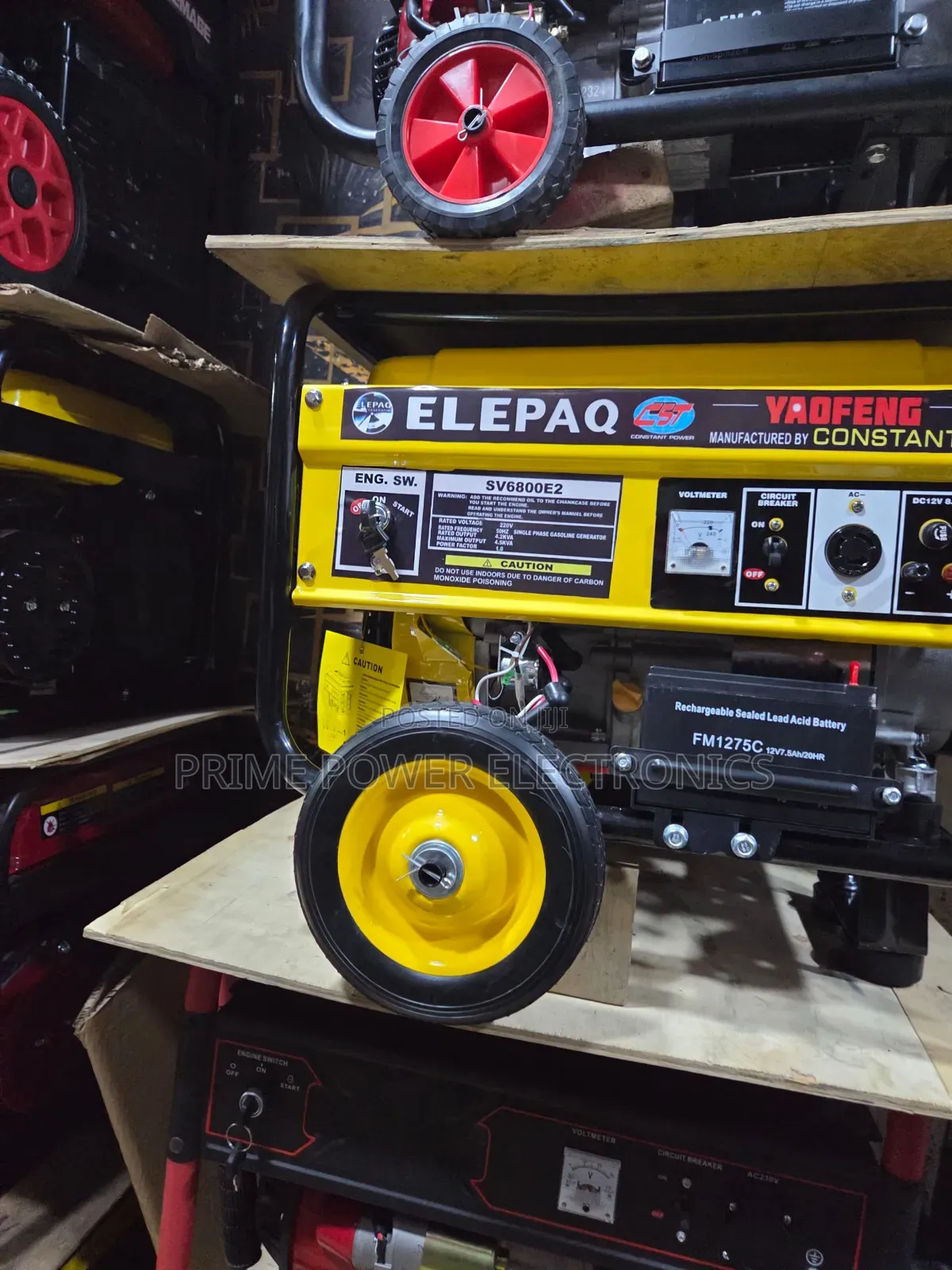 Silent Running Elepaq 4.5kVA Key Starter Generator