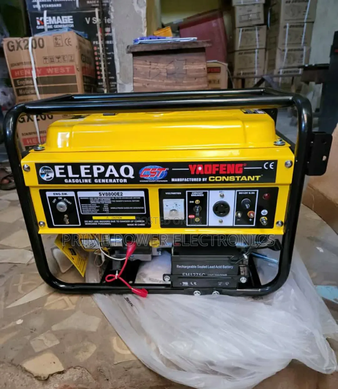 Original Elepaq Key Start Generator – 4.5kVA Constant Power