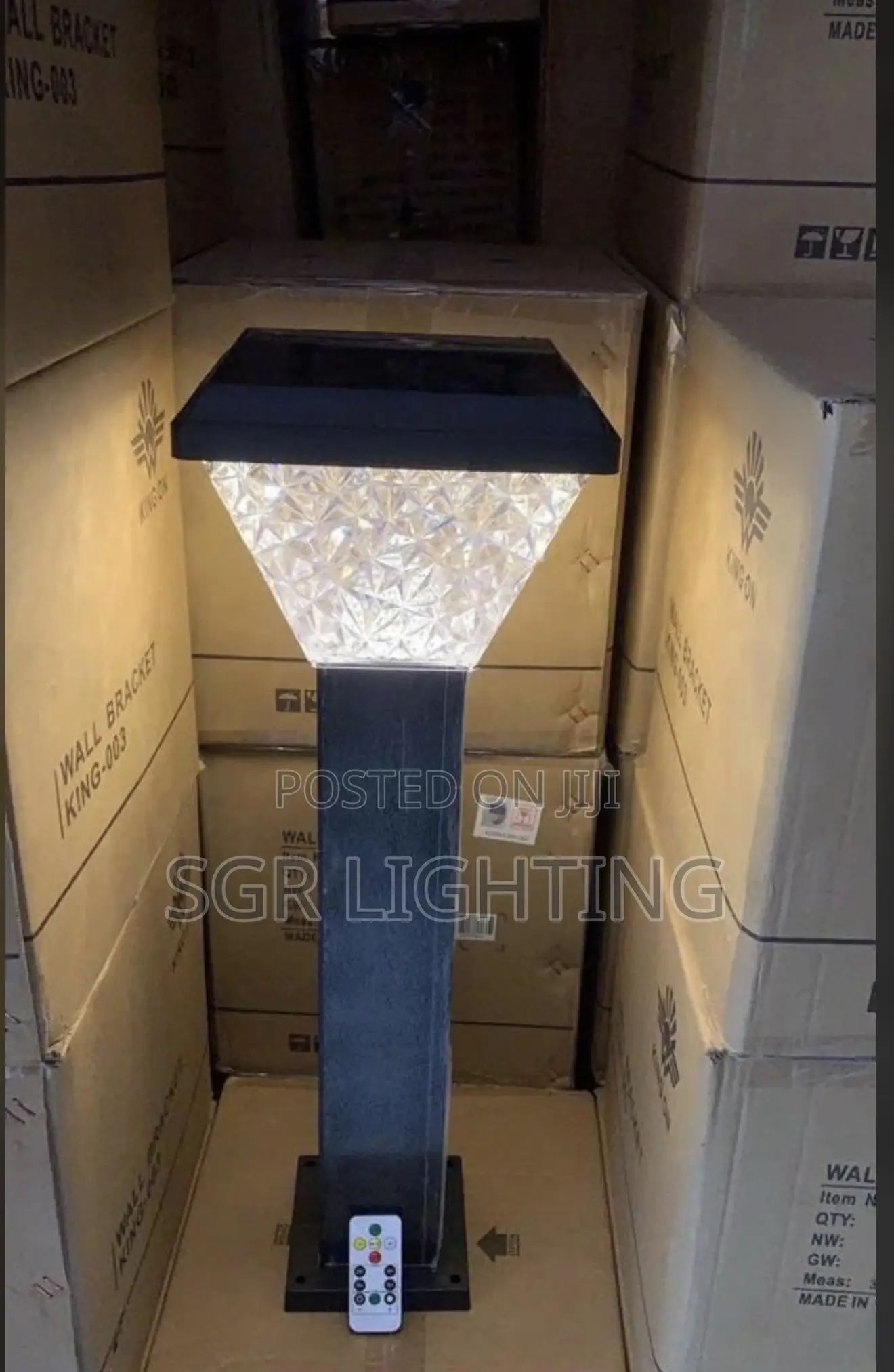 Modern Creative Shaped Outdoor Black Aluminum Ip65 Lamp Light