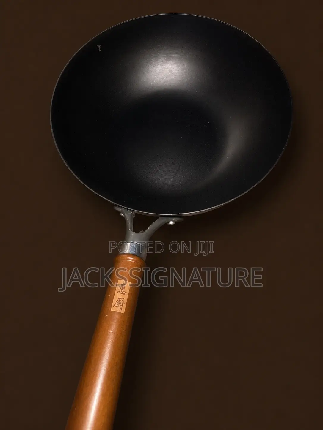 Non-Stick Wok | Fry Pan (Wooden Handle)