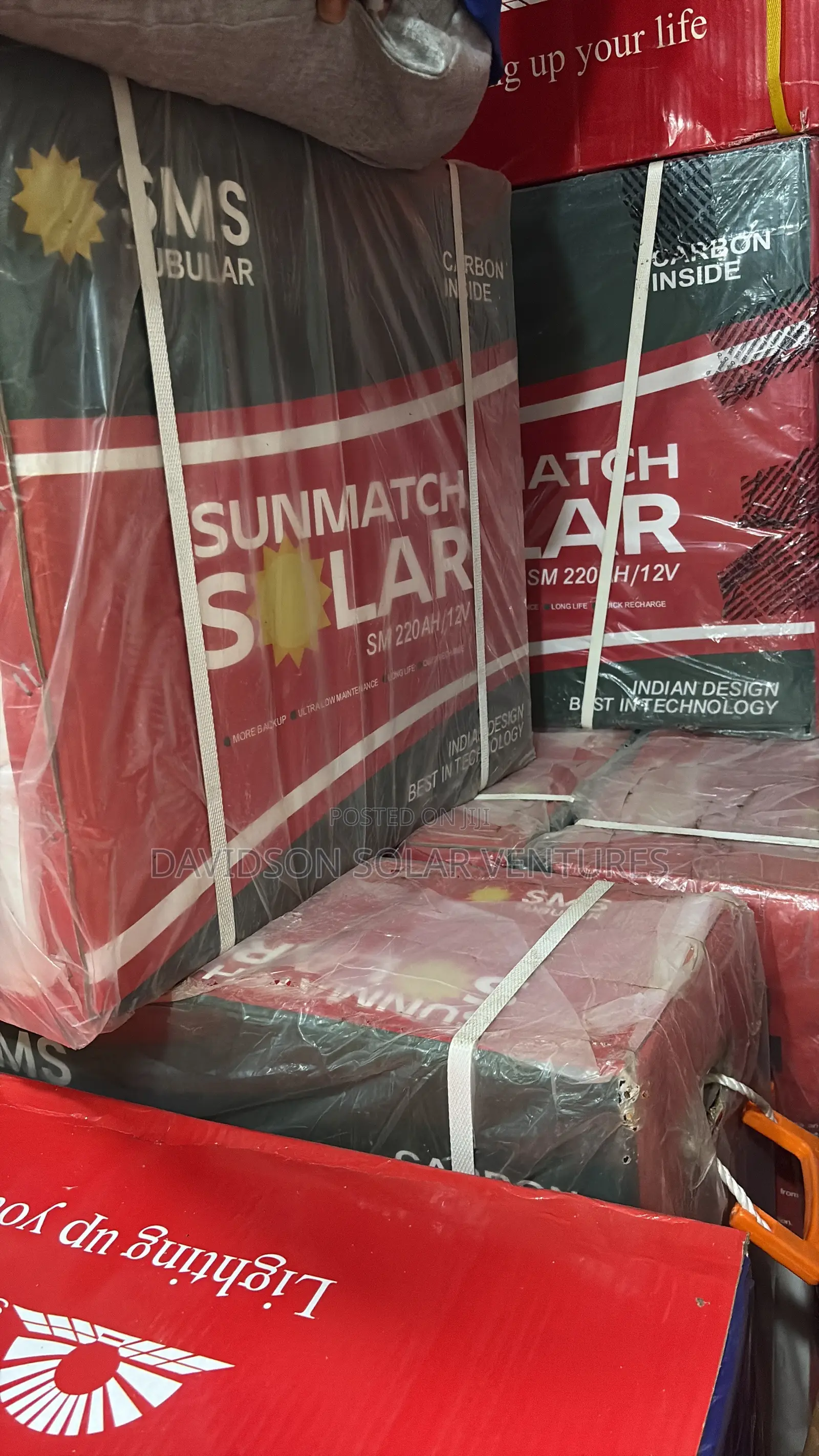 12v 220Ah SMS Sunmate Solar Tubular Battery