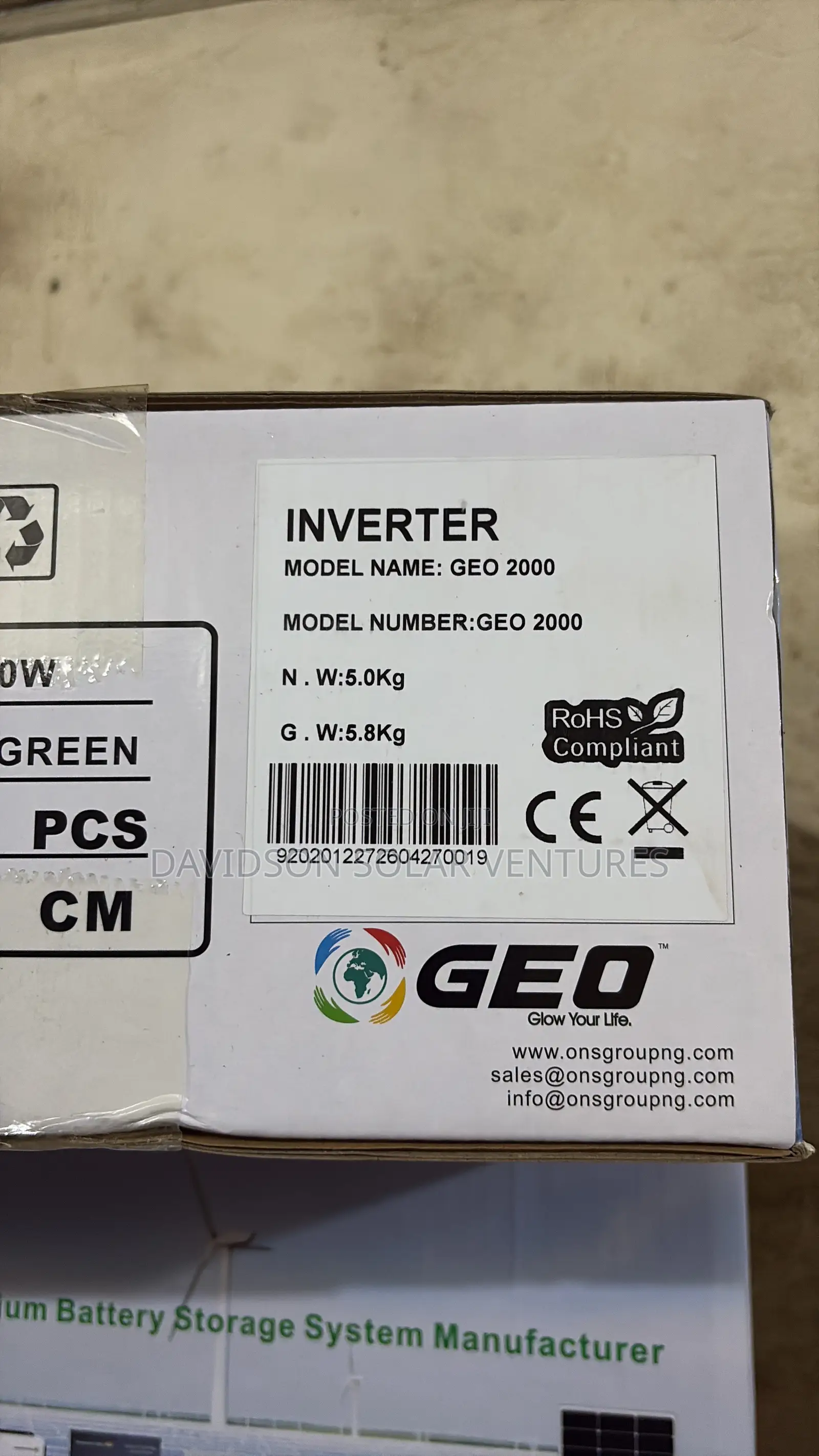 12v 2kva GEO Off Grid Solar Inverter