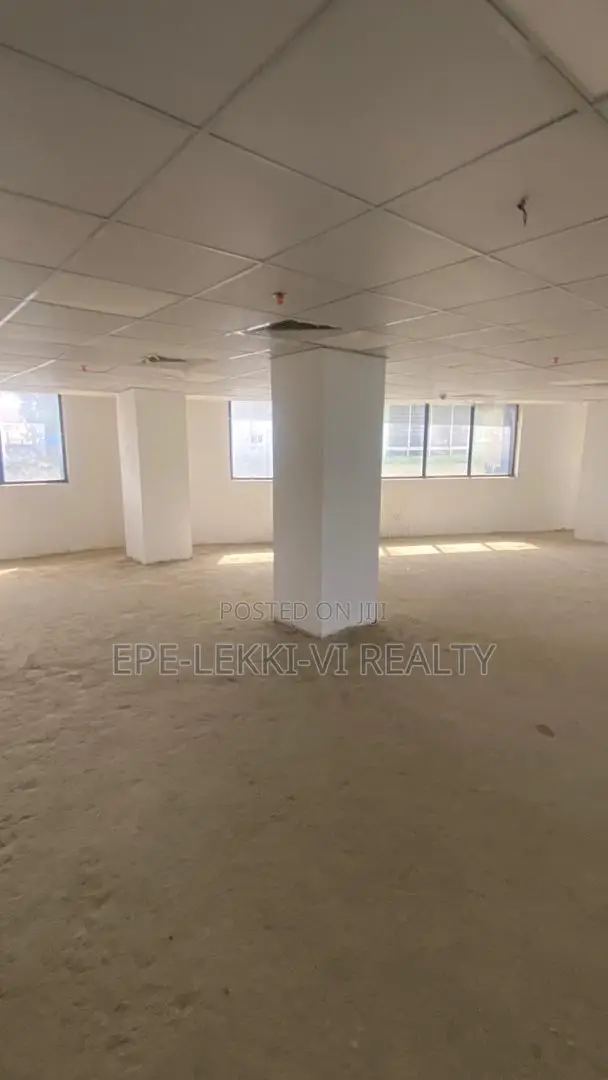 256sqm , 500sqm Office Open Plan Space for Lease in Lekki