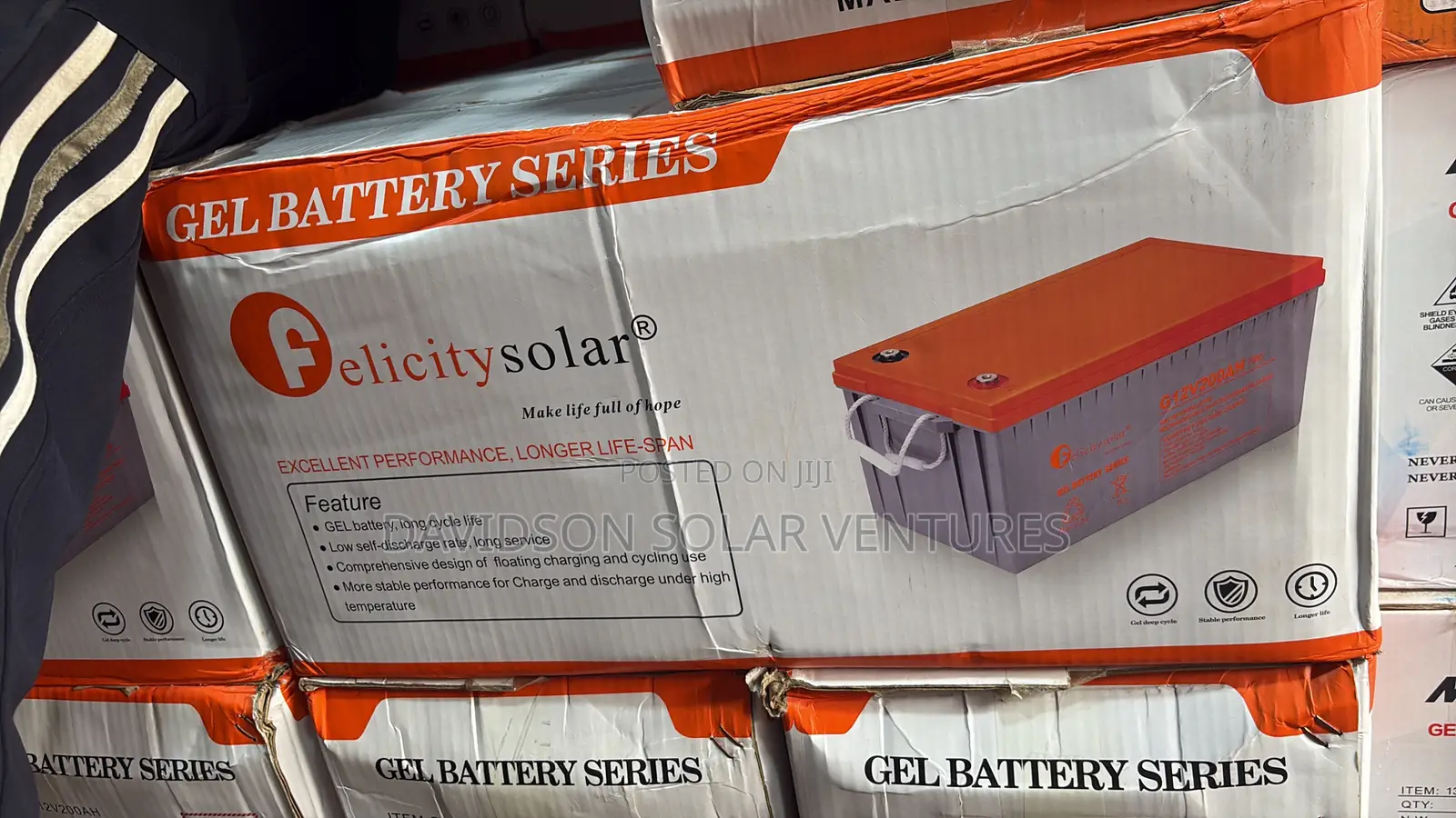 12v 200Ah Felicity Solar Dry Cell Battery
