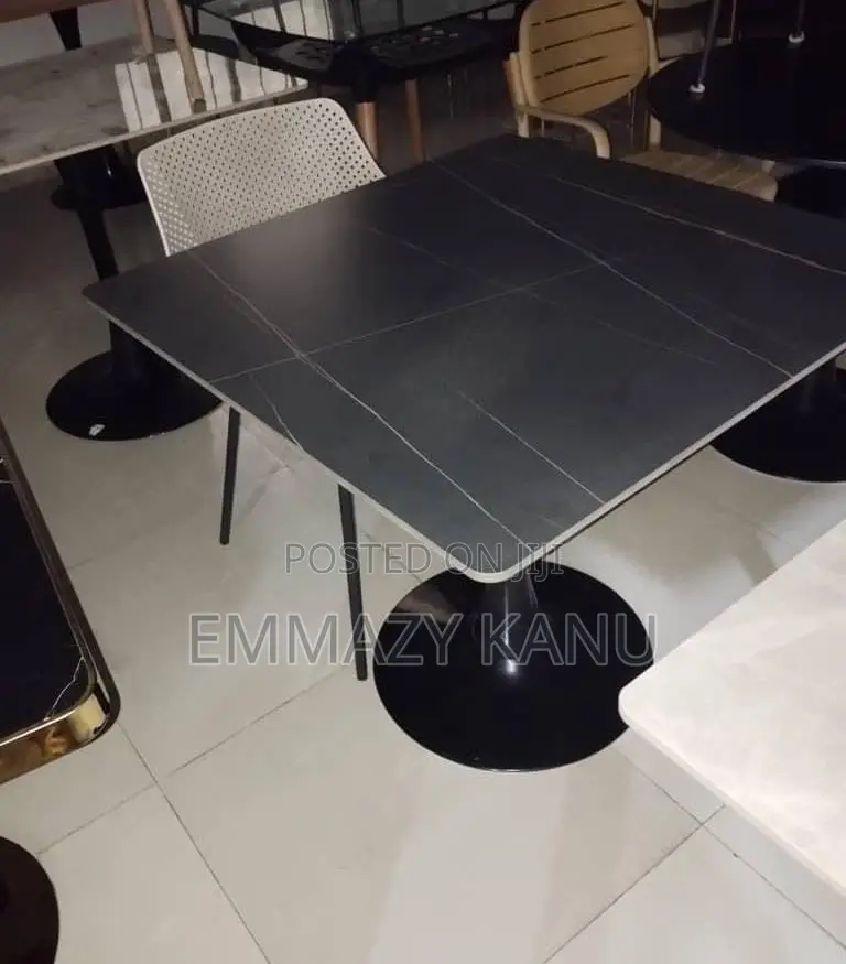 Imported Modern Ceramic Top Restaurant/Café Dining Table