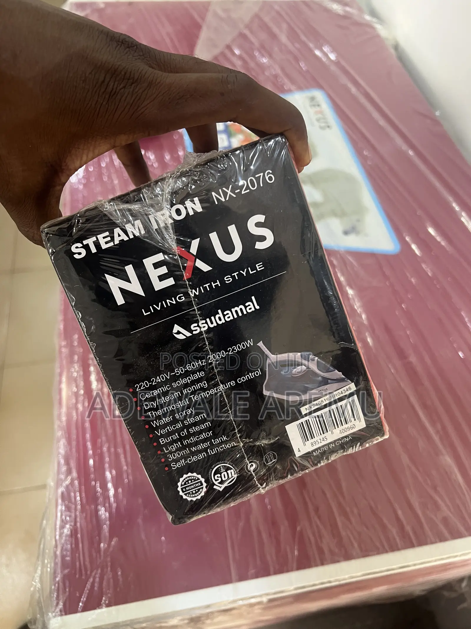 Nexus Steam Iron Nx-2076
