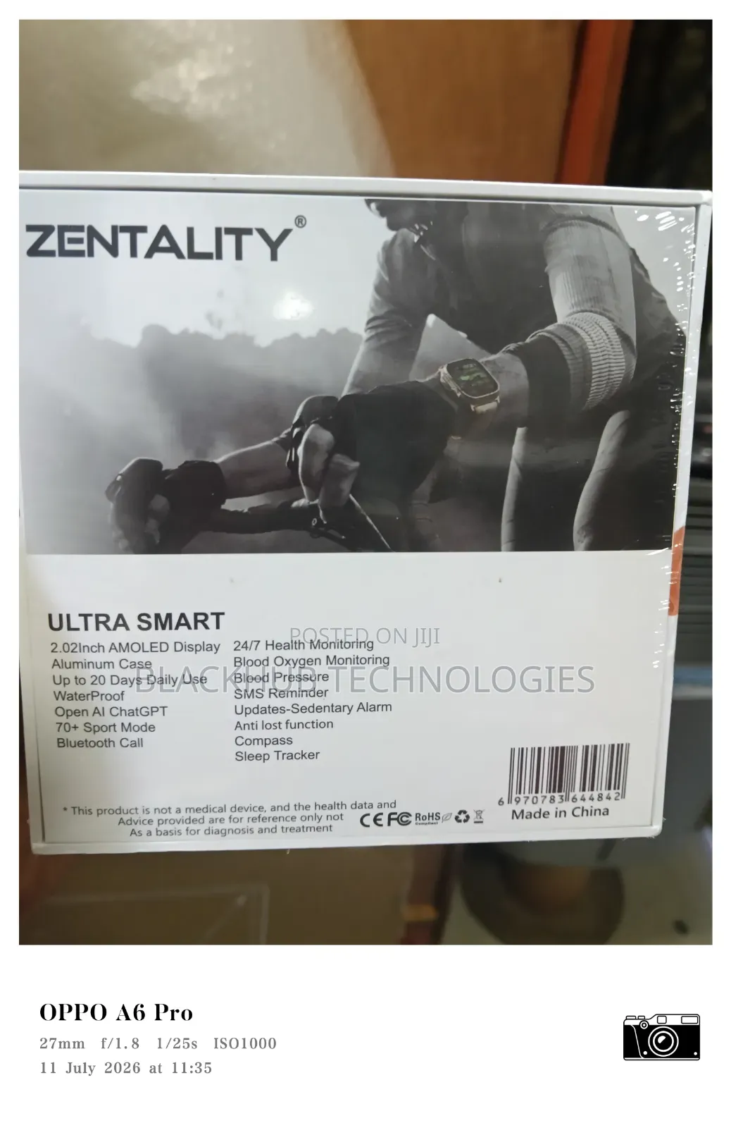 Zentality Ultra Watch, Amoled Screen,