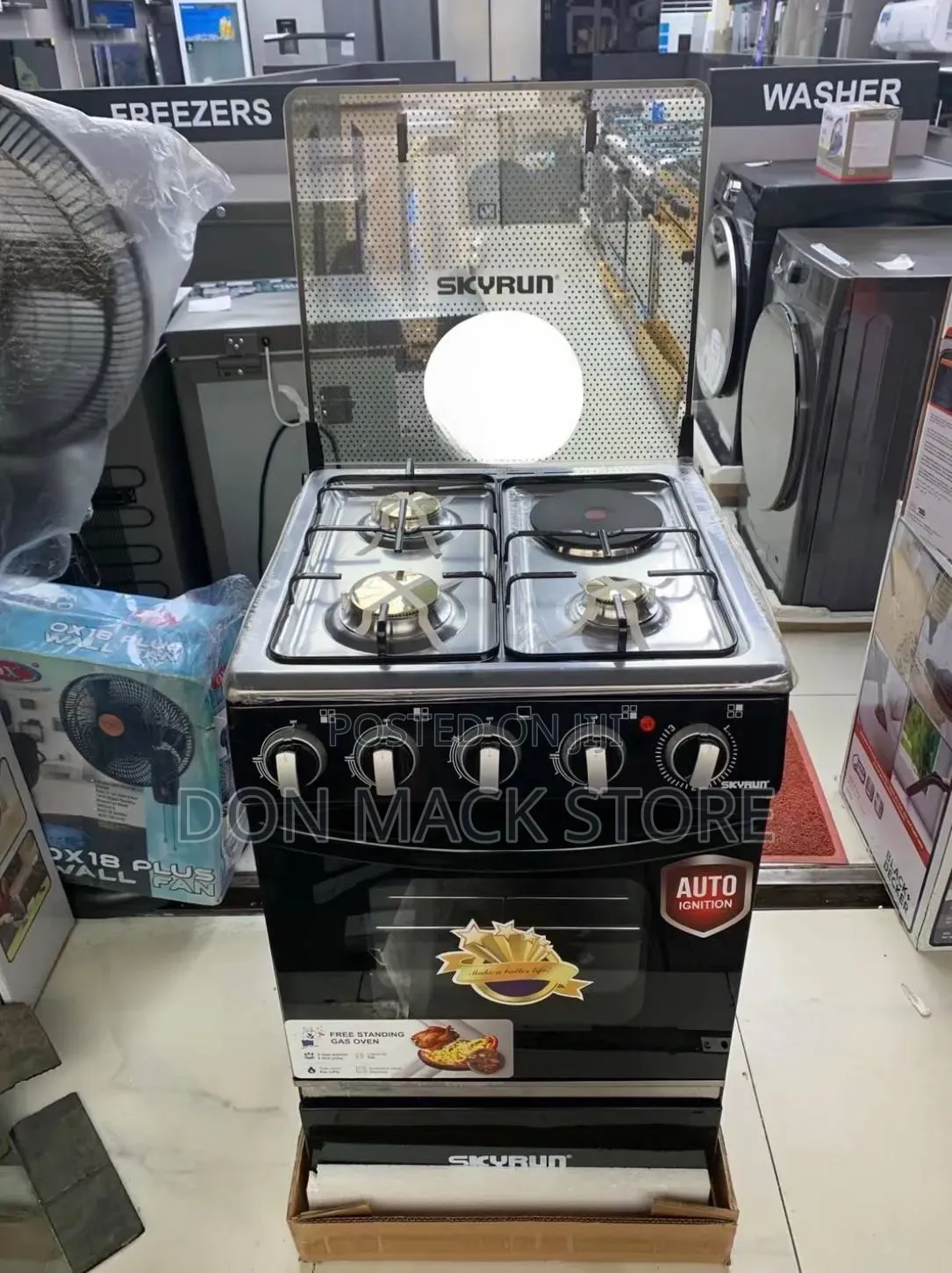 Skyrun 3+1 Gas Cooker