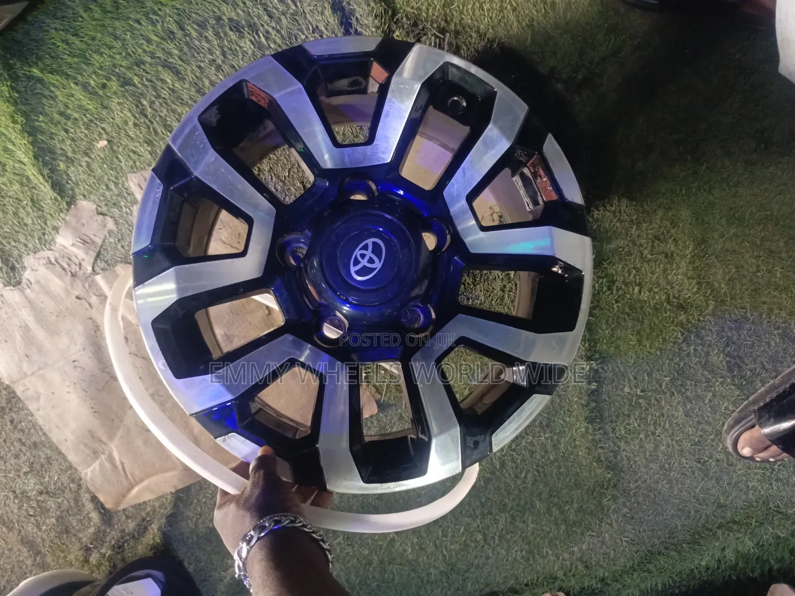 15rim for Toyota Lancruiser Black and Stainless Available