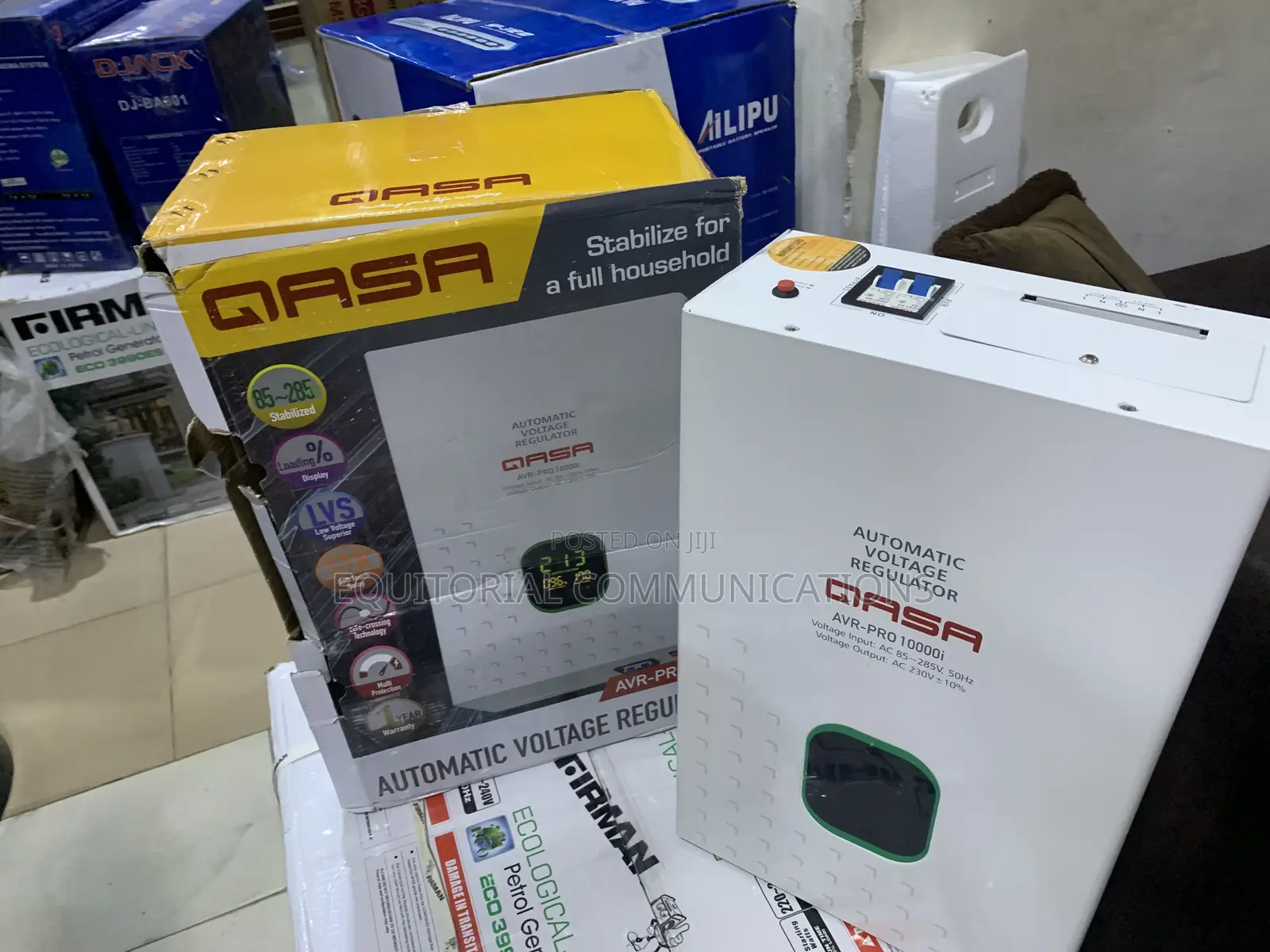 QASA 10000Watts Voltage Stabilizer With Smart Safety Protection