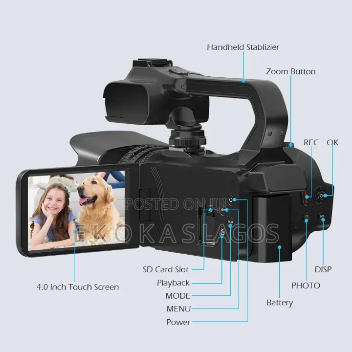 Professional Livestreaming Video Camcorder Camera for Live Streaming