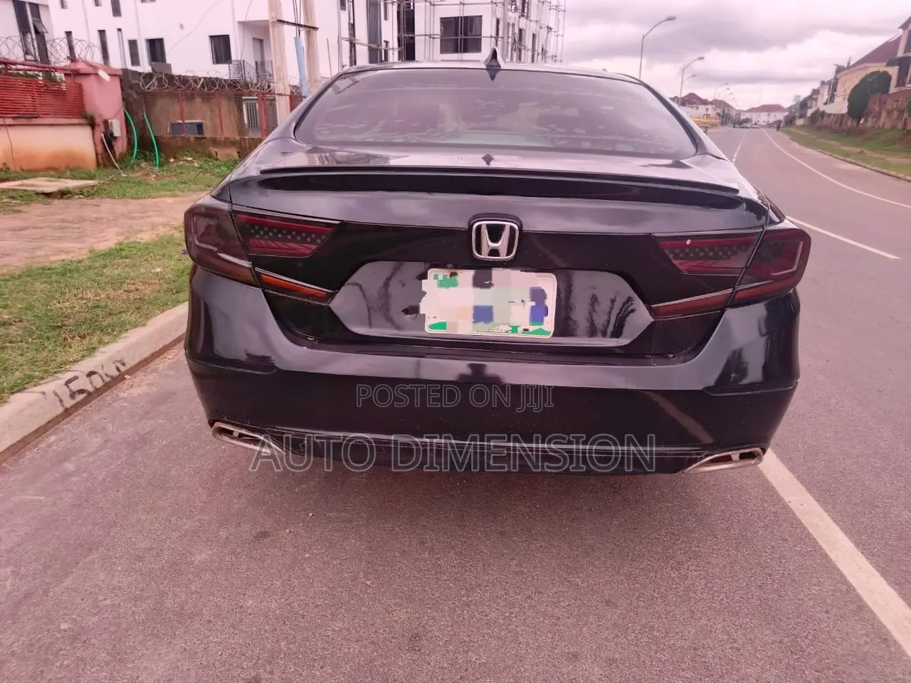 Honda Accord EX-L (2.0L 4cyl Turbo 10A) 2019 Black