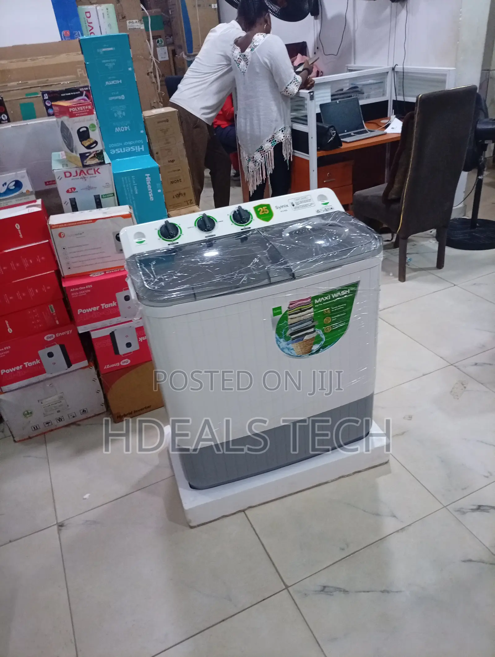 Syinix 8kg Eco-Green Water Energy Saver Automatic Washer