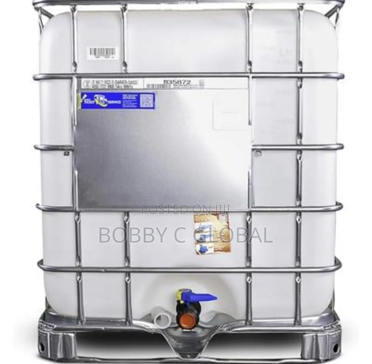 1000L IBC Water Storage Tank With Metal Cage