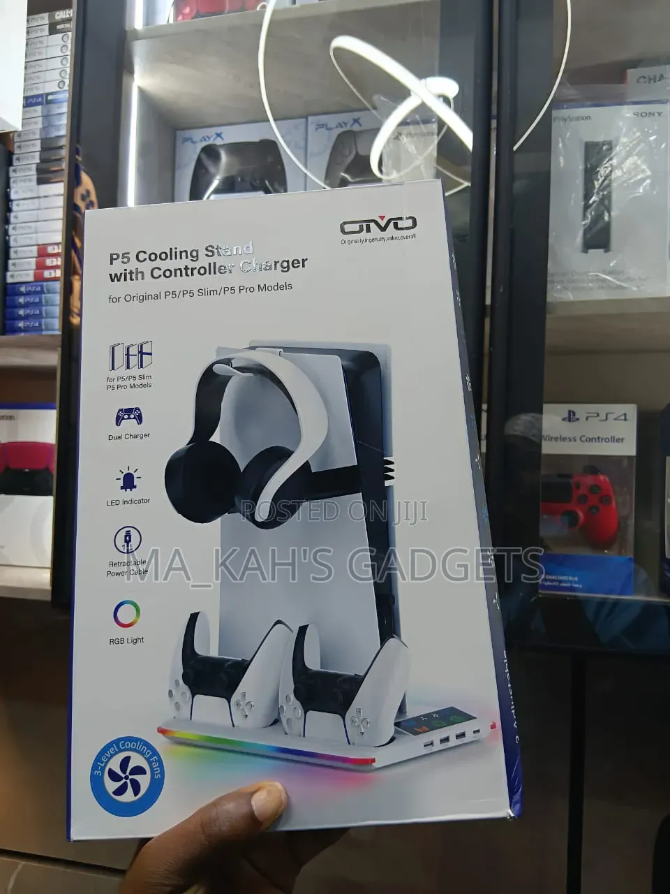 Ps5 Cooling Stand With Controller Charger