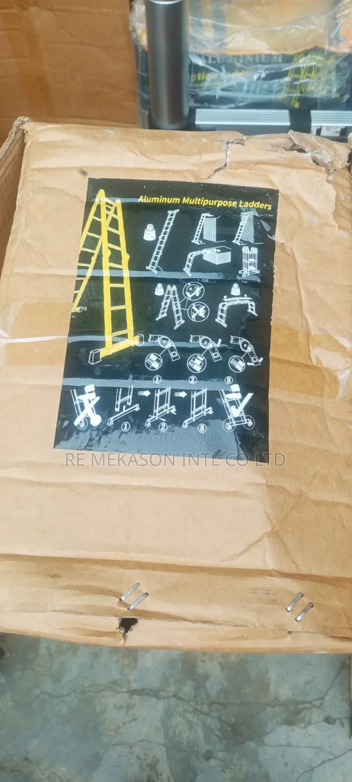 Heavy Duty 4x4(16ft) Industrial Multipurpose Ladder With Warranty