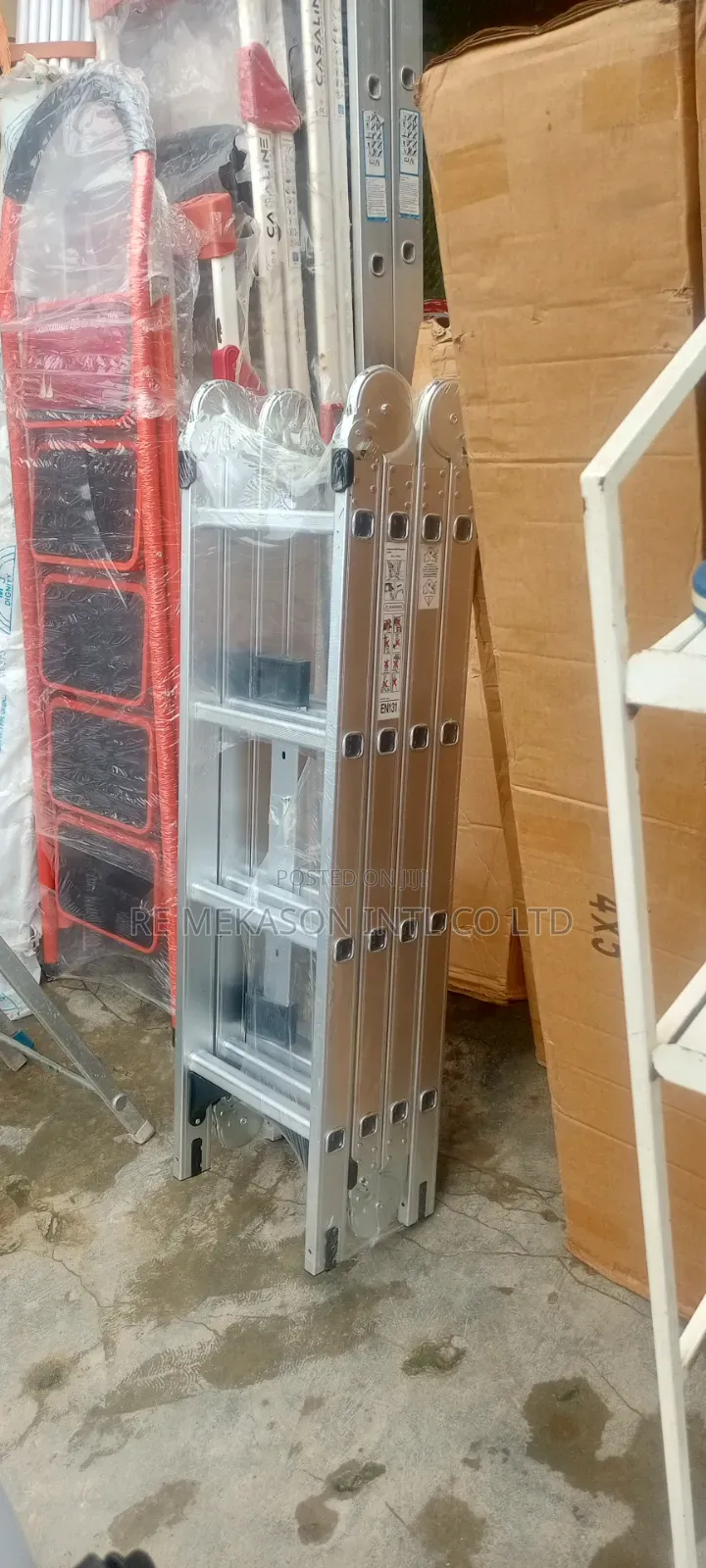 Heavy Duty 4x4(16ft) Industrial Multipurpose Ladder With Warranty