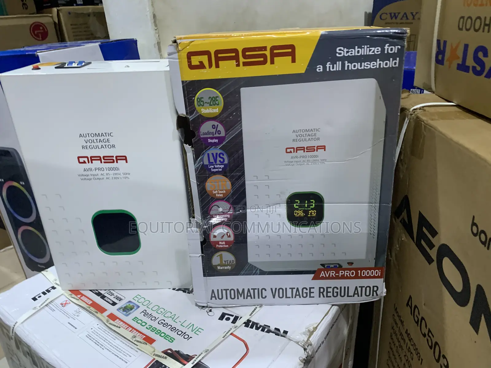 QASA Home Appliance Wall Stabilizer 10000W