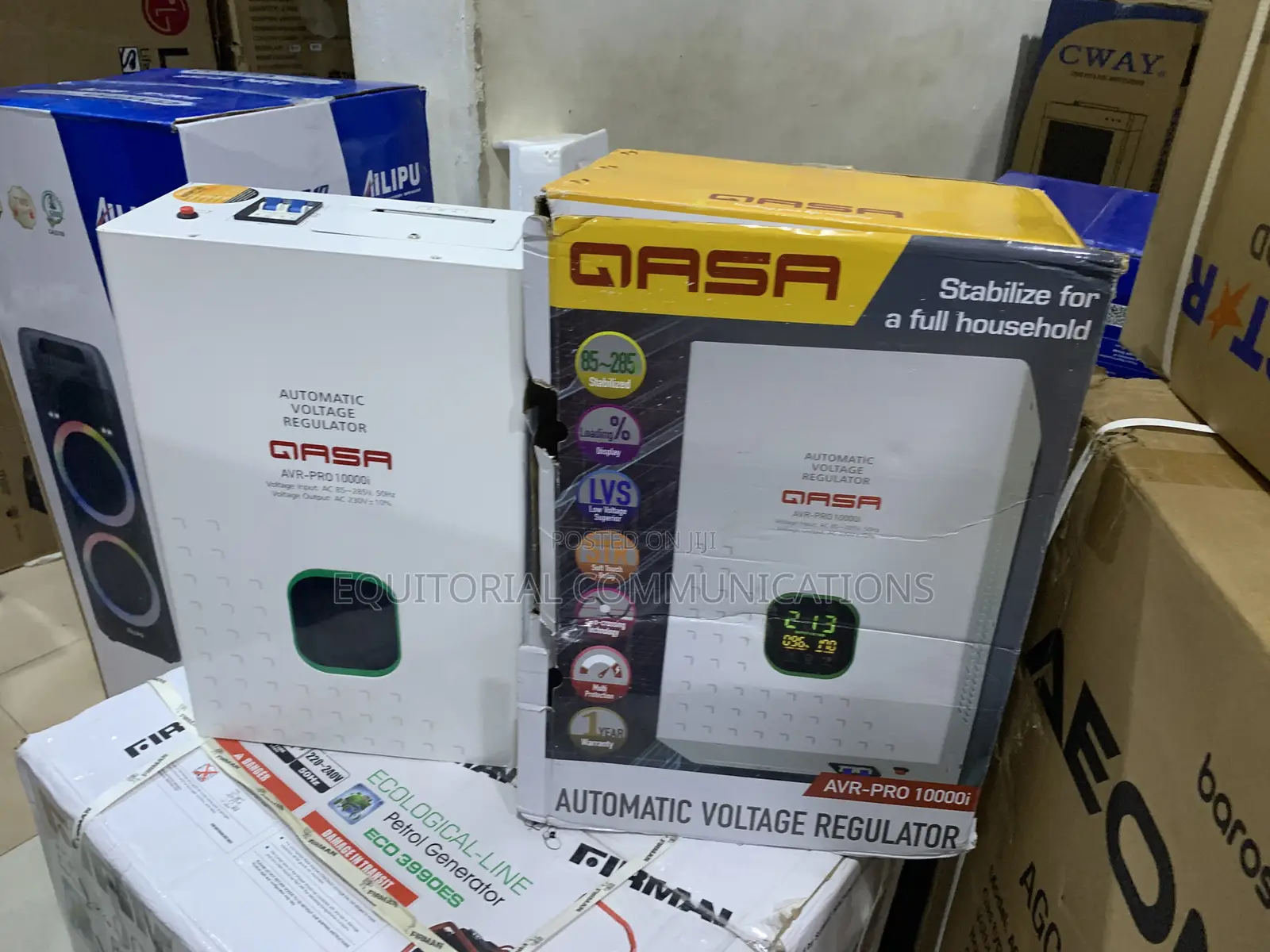 QASA Home Appliance Wall Stabilizer 10000W