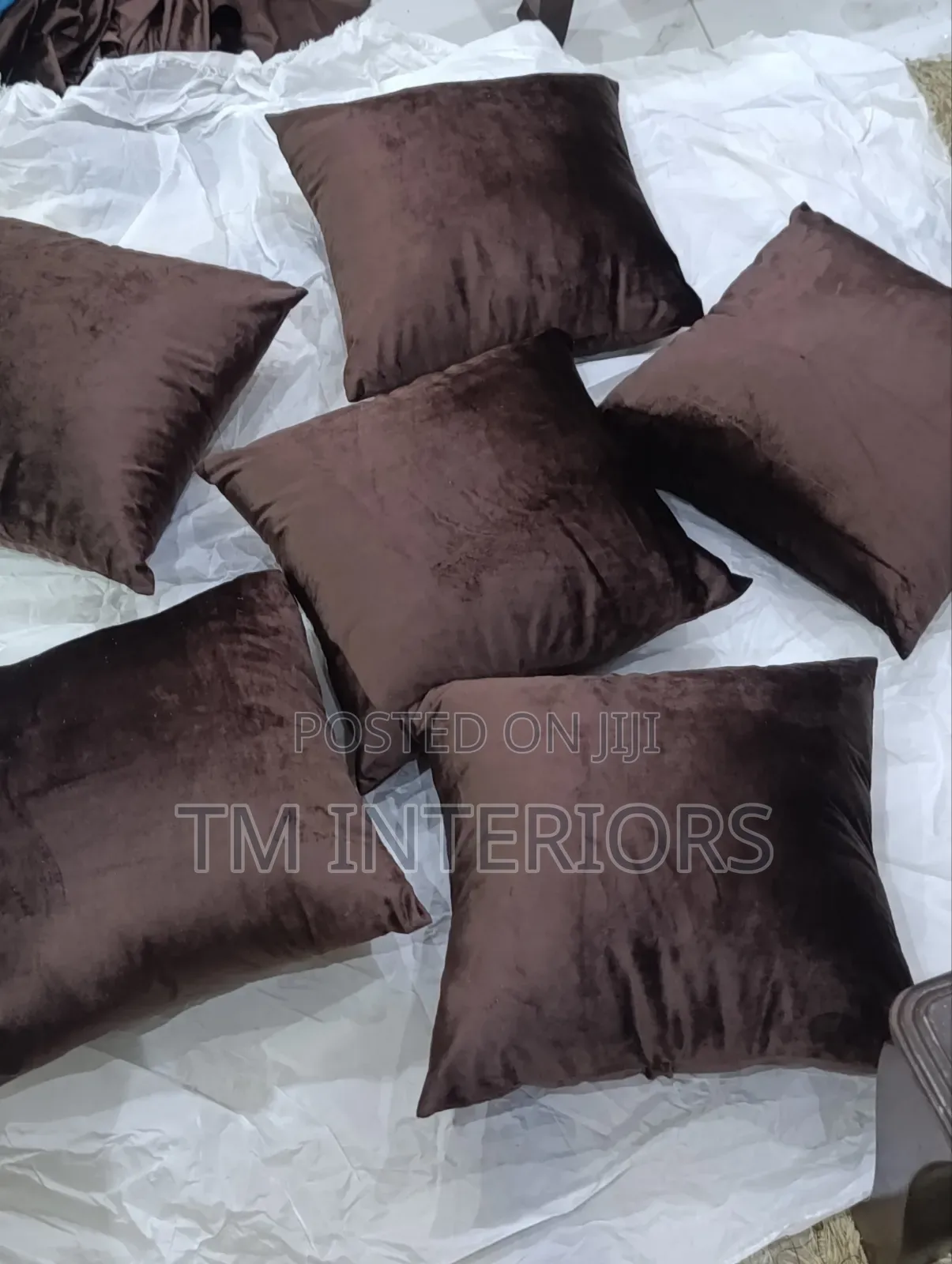Cool Coffee Color Throw Pillows