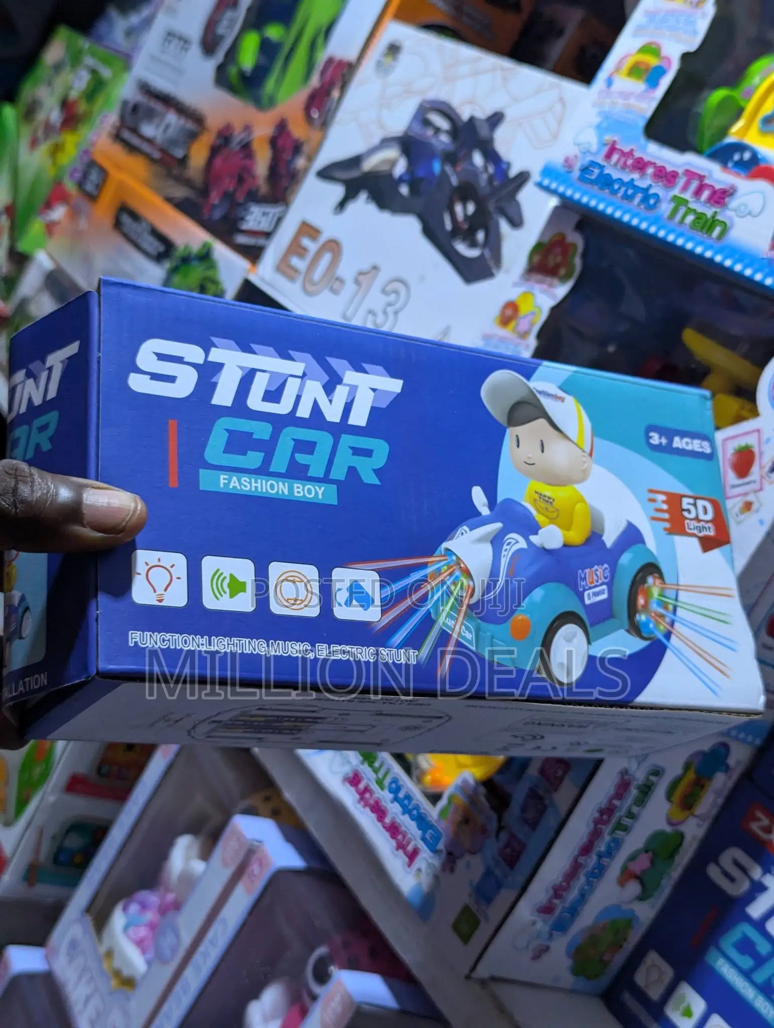 Stunt Car Fashion Boy 5D Light Kids Toy Ages 3+