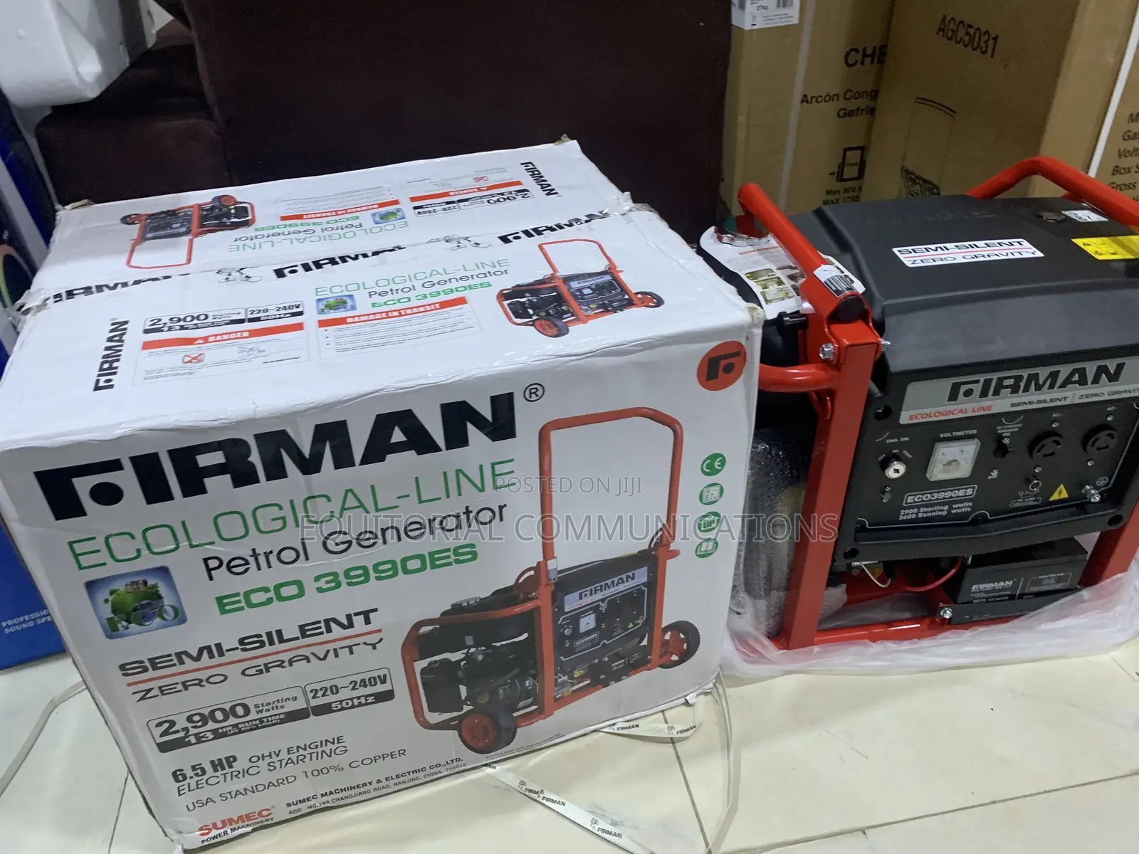 SUMEC FIRMAN 2.9KVA ECO3990ES Petrol Generator Key Start