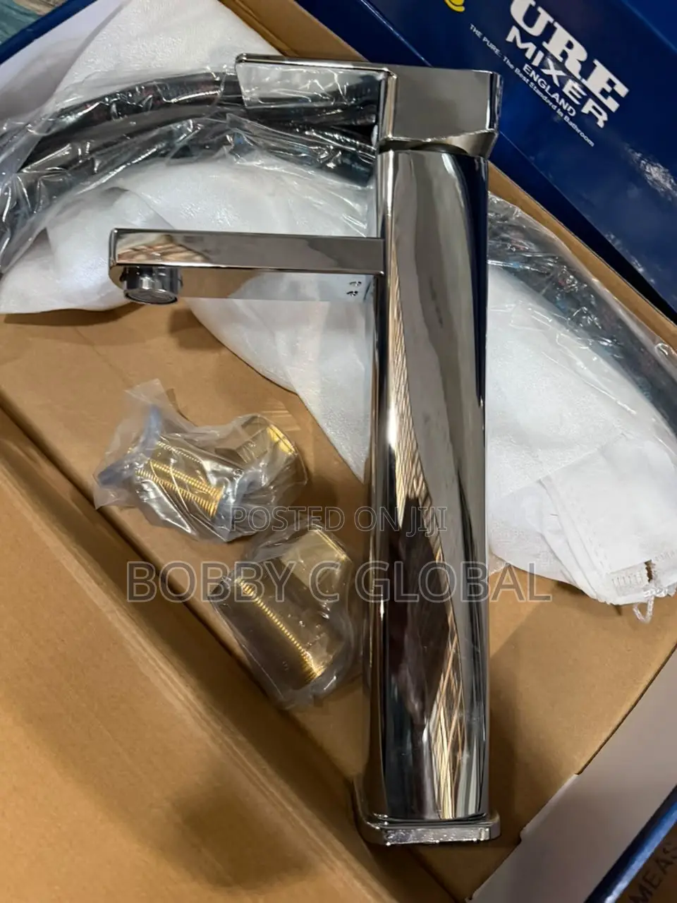 Long Anti-Rust Square Basin Mixer Tap