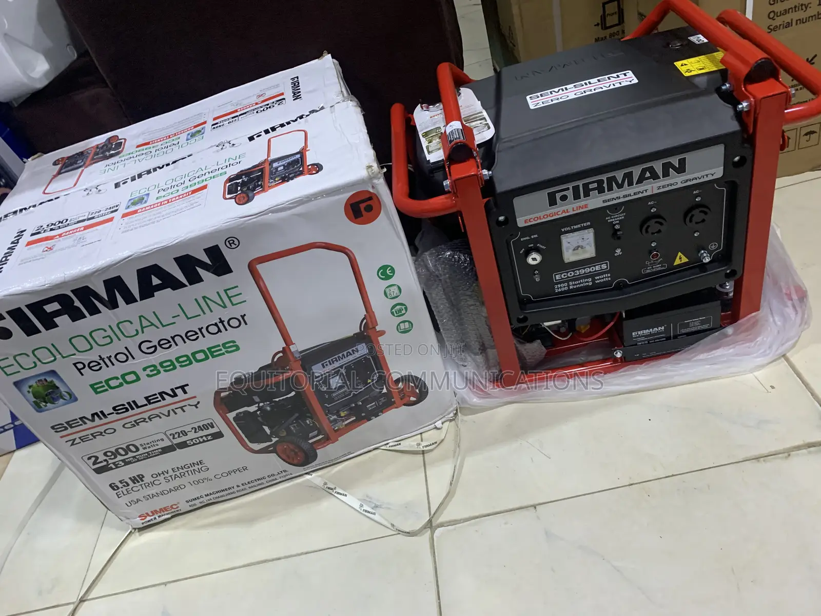 SUMEC FIRMAN 2.9KVA Generator With Wheels and Handle