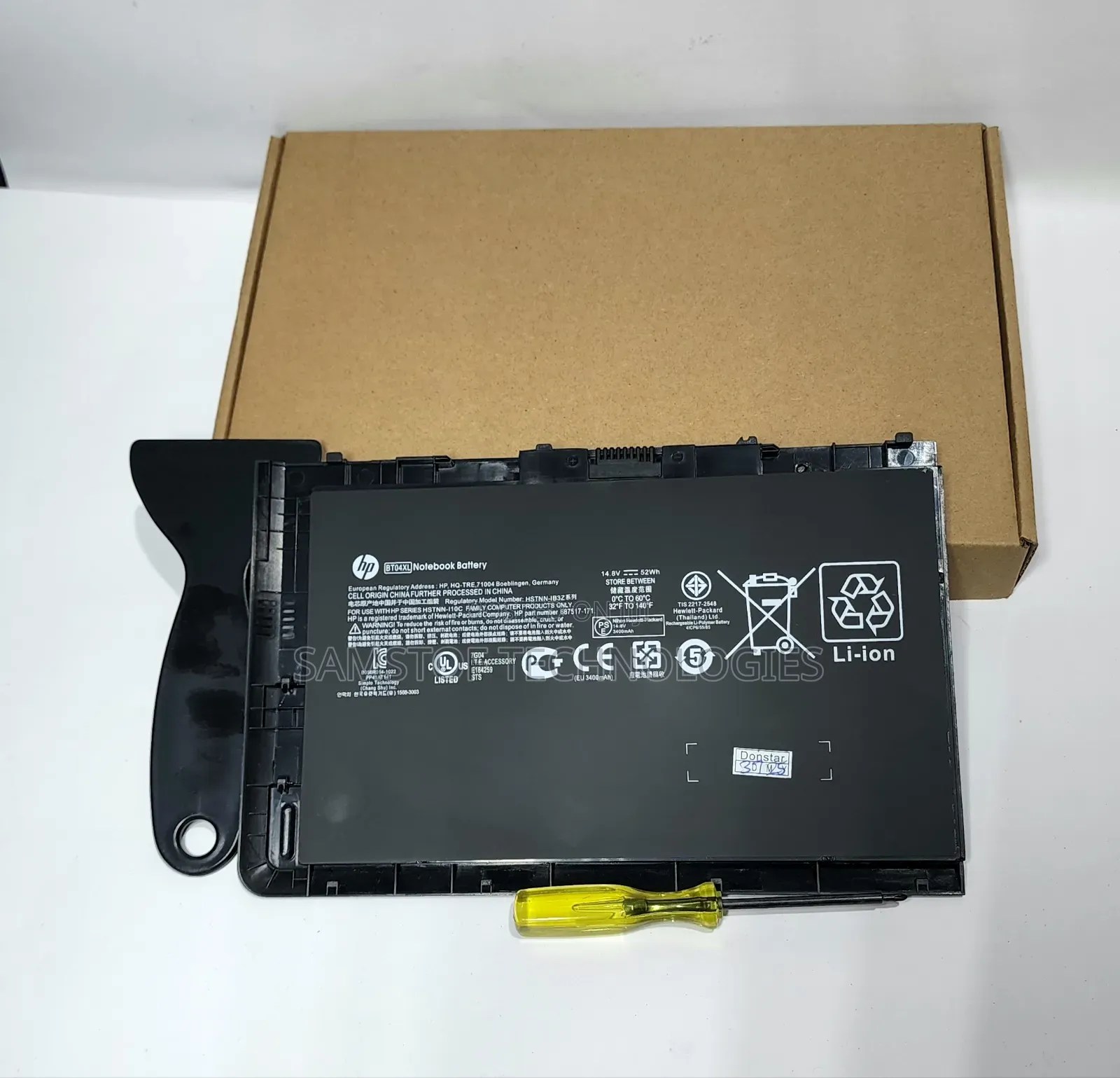 HP EliteBook Folio 9470m, 9480m BT04XL Laptop Battery Original