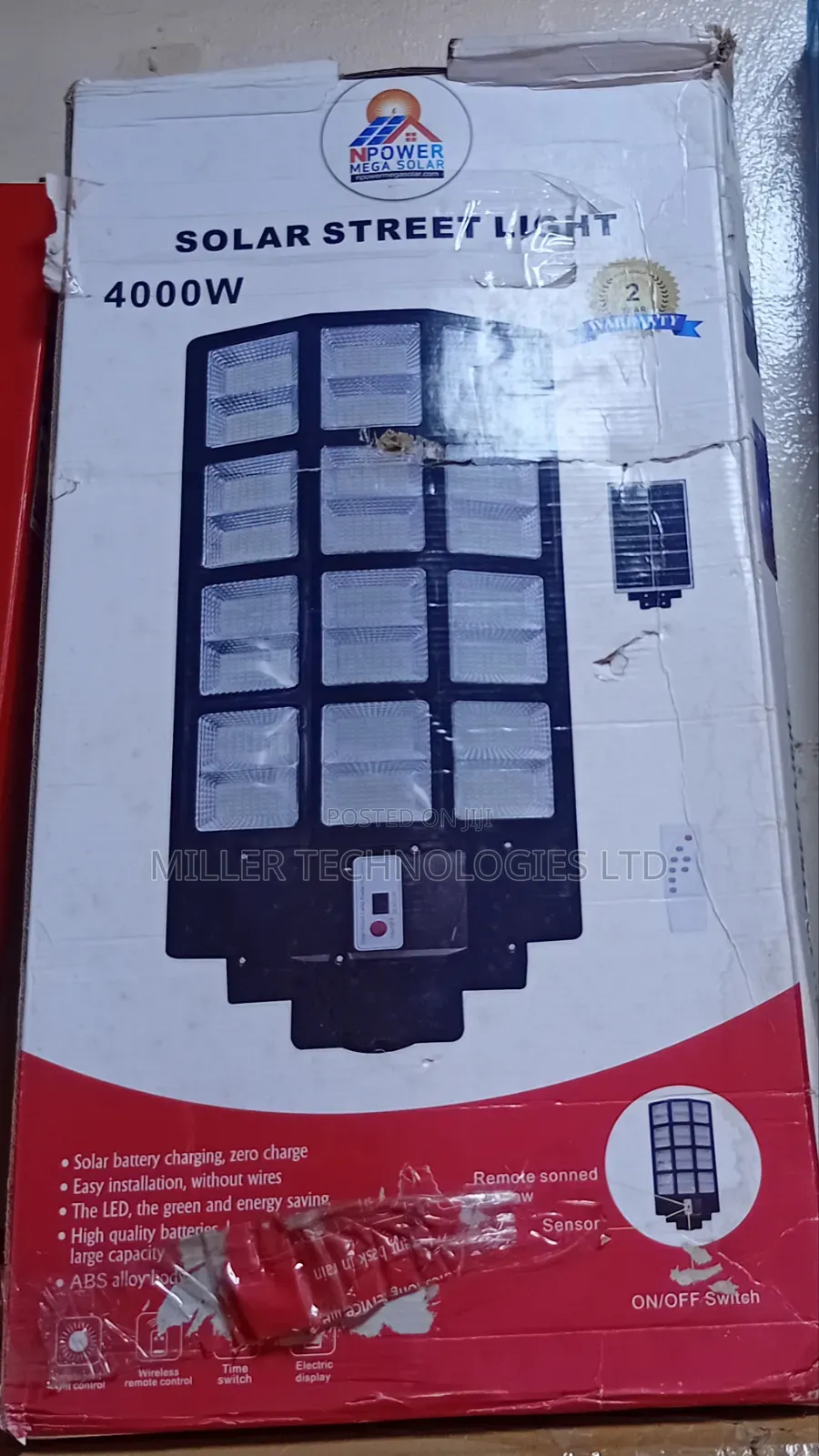 4000w Solar Led Light Npower