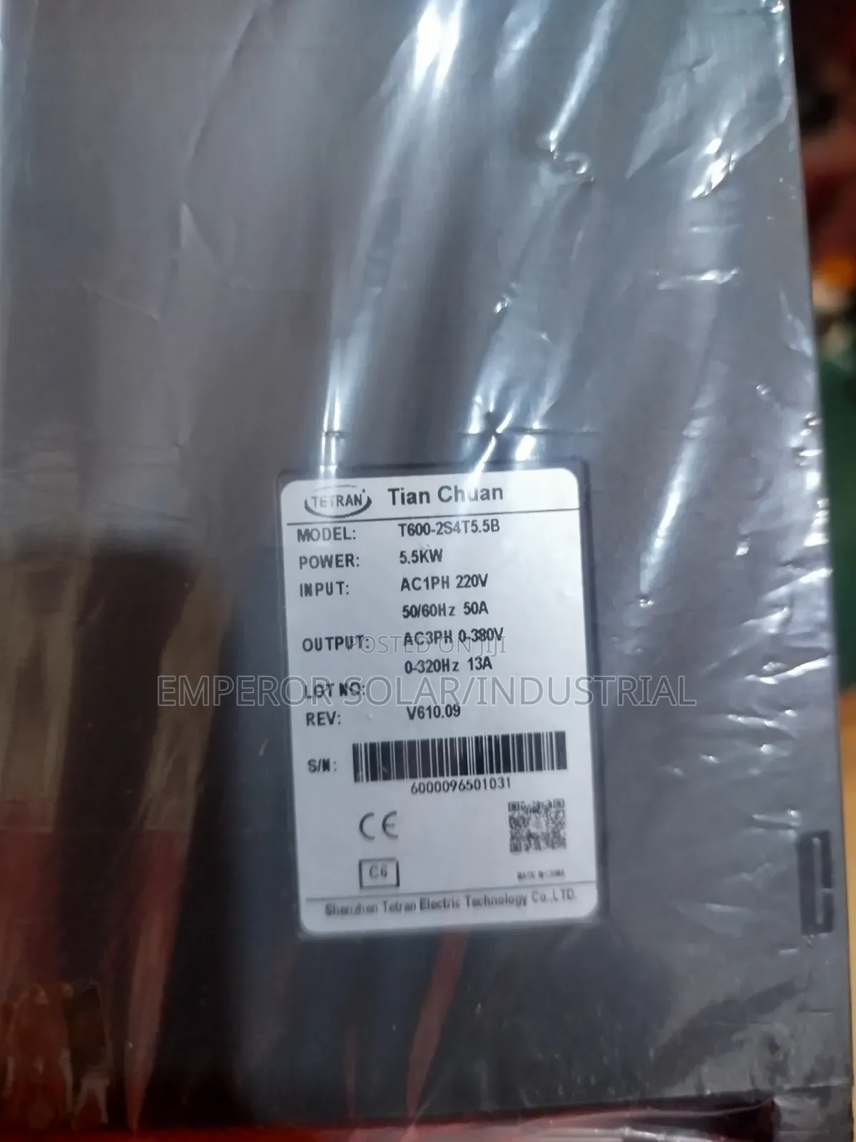 Frequency Drive 5.5kw. 220v