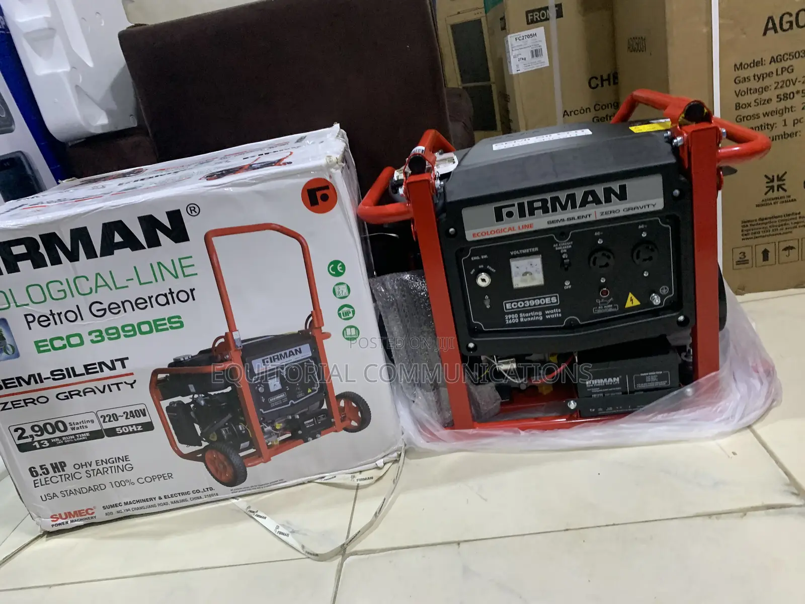 SUMEC FIRMAN 2.9KVA Petrol Generator With Wheels
