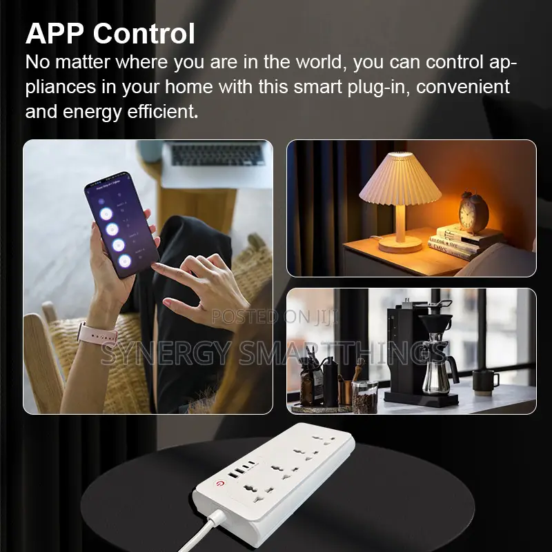 Tuya Wi-Fi Smart 4Port Extension With Type C USB Port