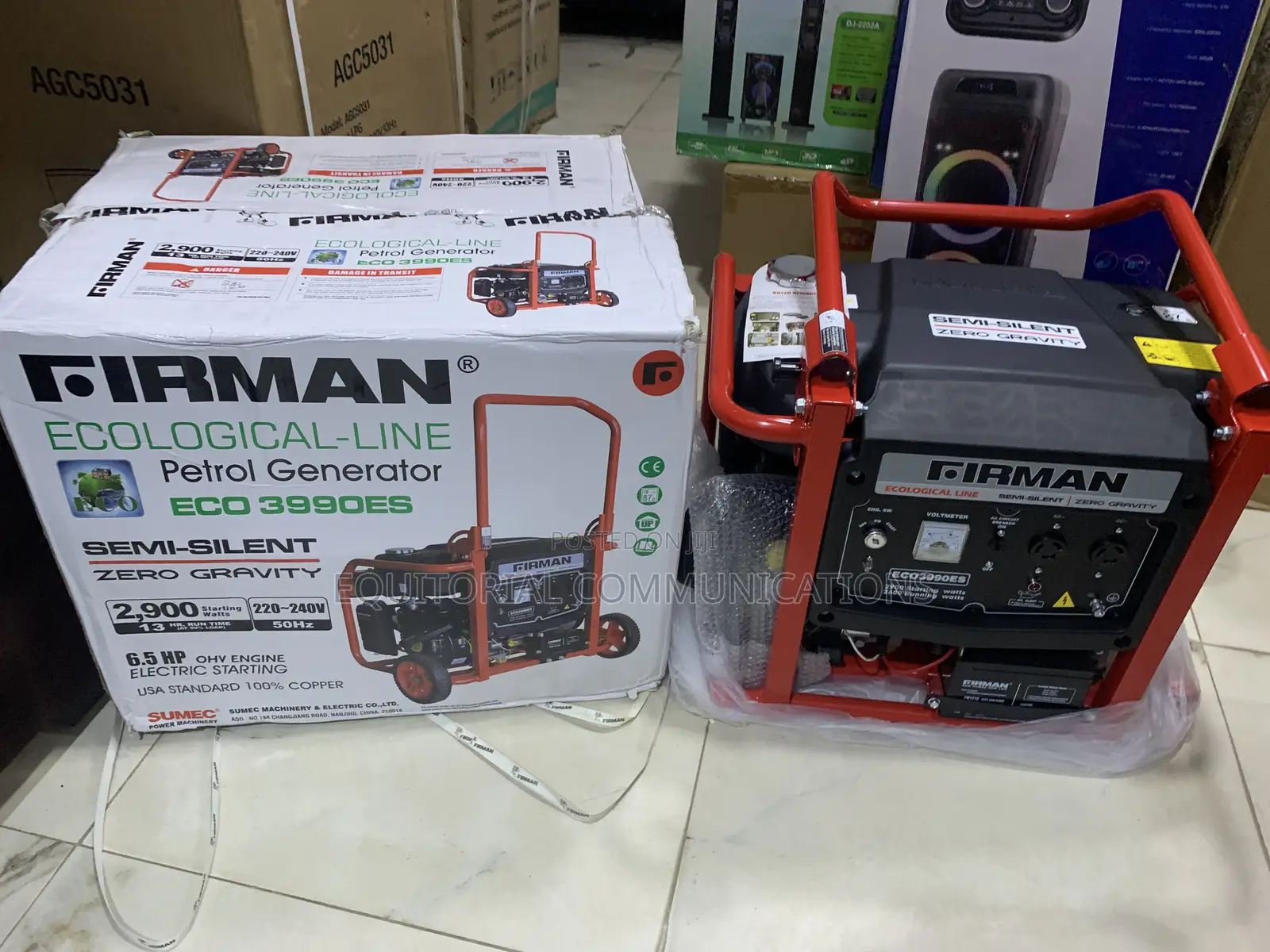 SUMEC FIRMAN 2.9KVA Generator for Continuous Power Supply