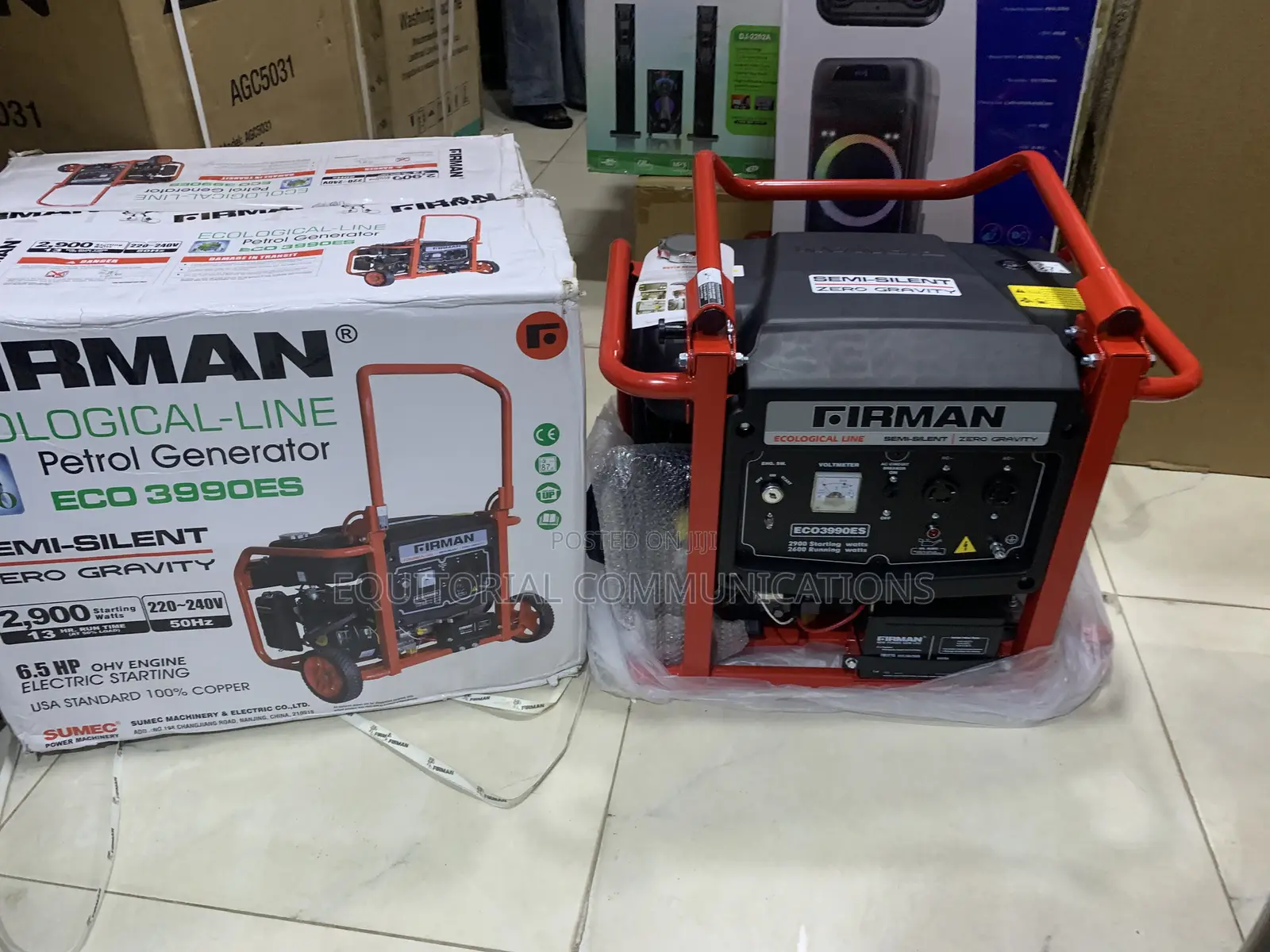 SUMEC FIRMAN 2.9KVA Generator With Easy Mobility