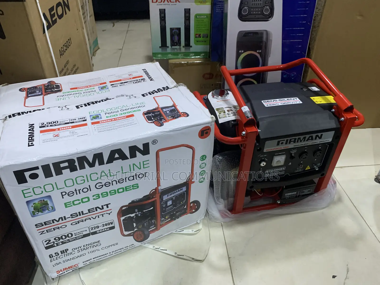 SUMEC FIRMAN 2.9KVA ECO3990ES Fuel Saving Power Generator