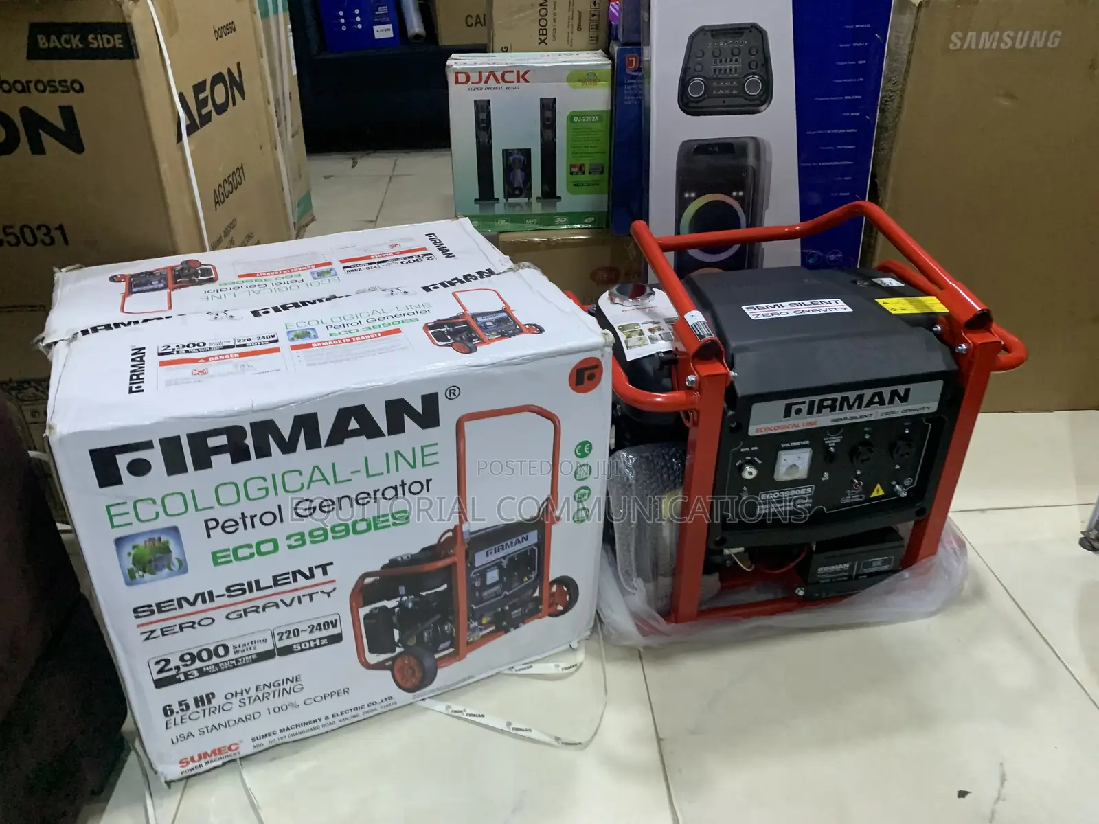 Sumec Firman Eco3990es 2.9kva Petrol Power Generator