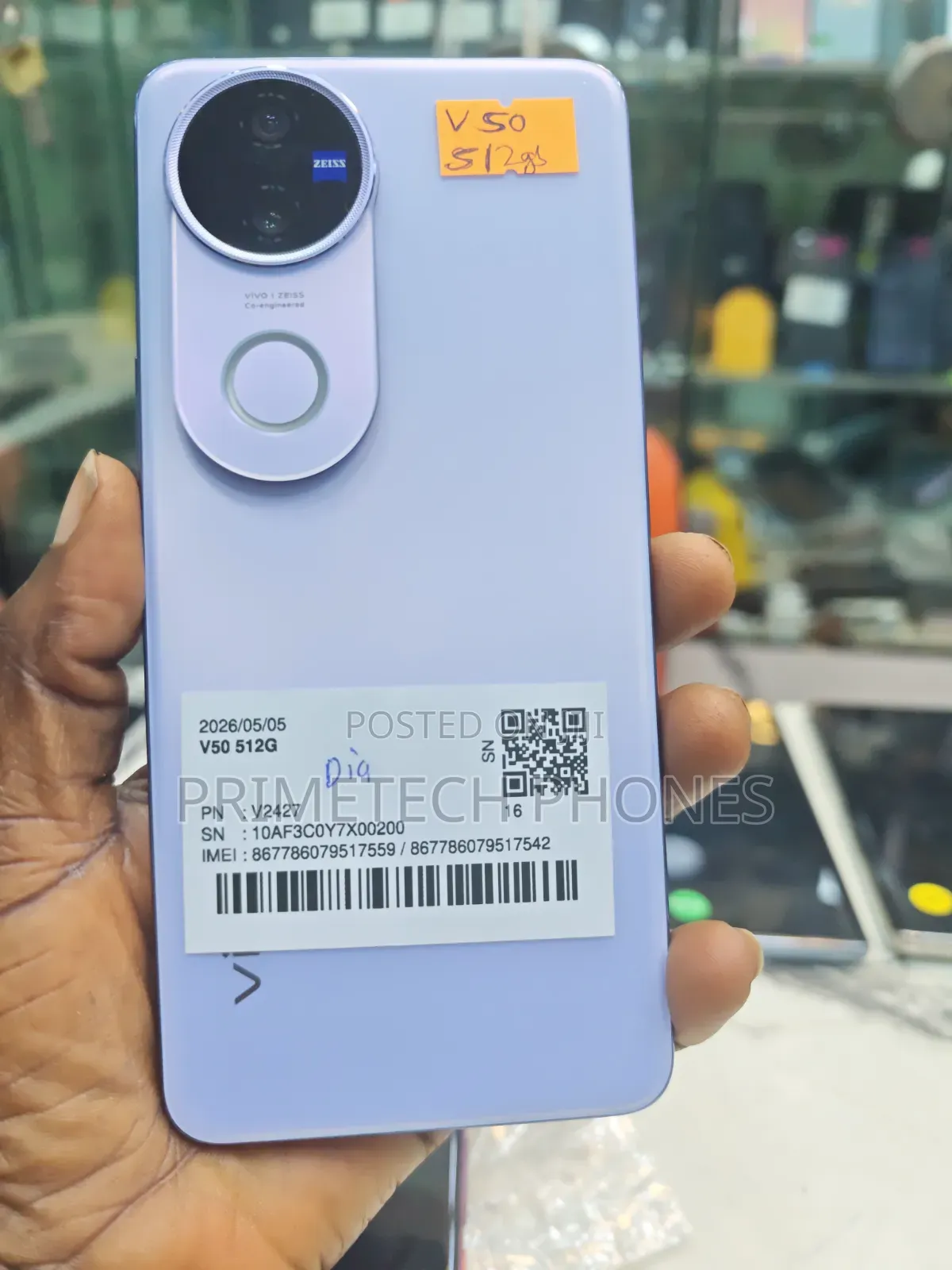 Vivo V50 512 GB Purple